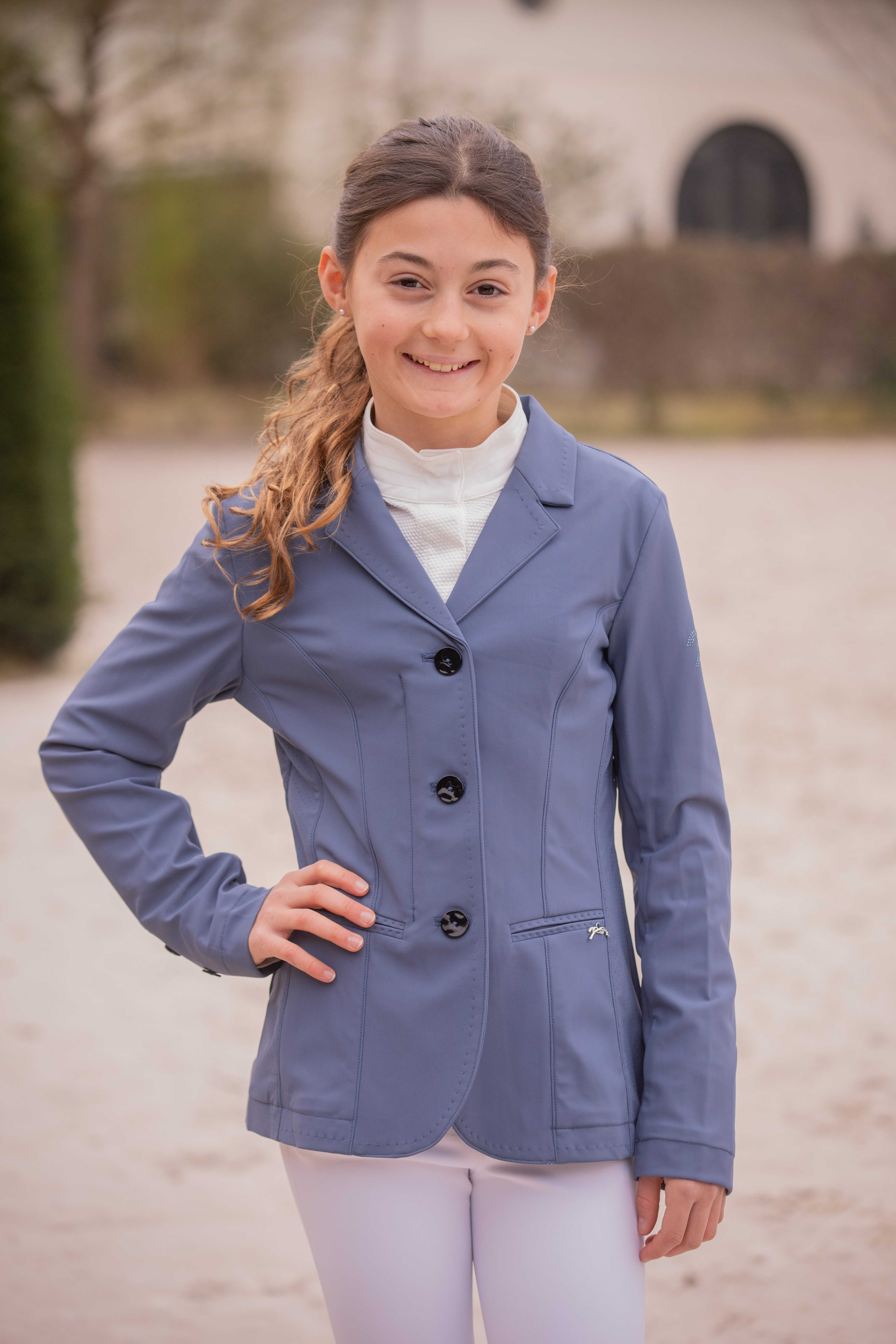 Penelope Eden Calista Junior Tävlingskavaj Blå - 8