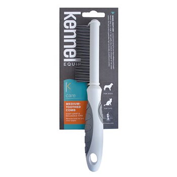 Kennel Equip Medium-Toothed Comb Metal 21,5 cm
