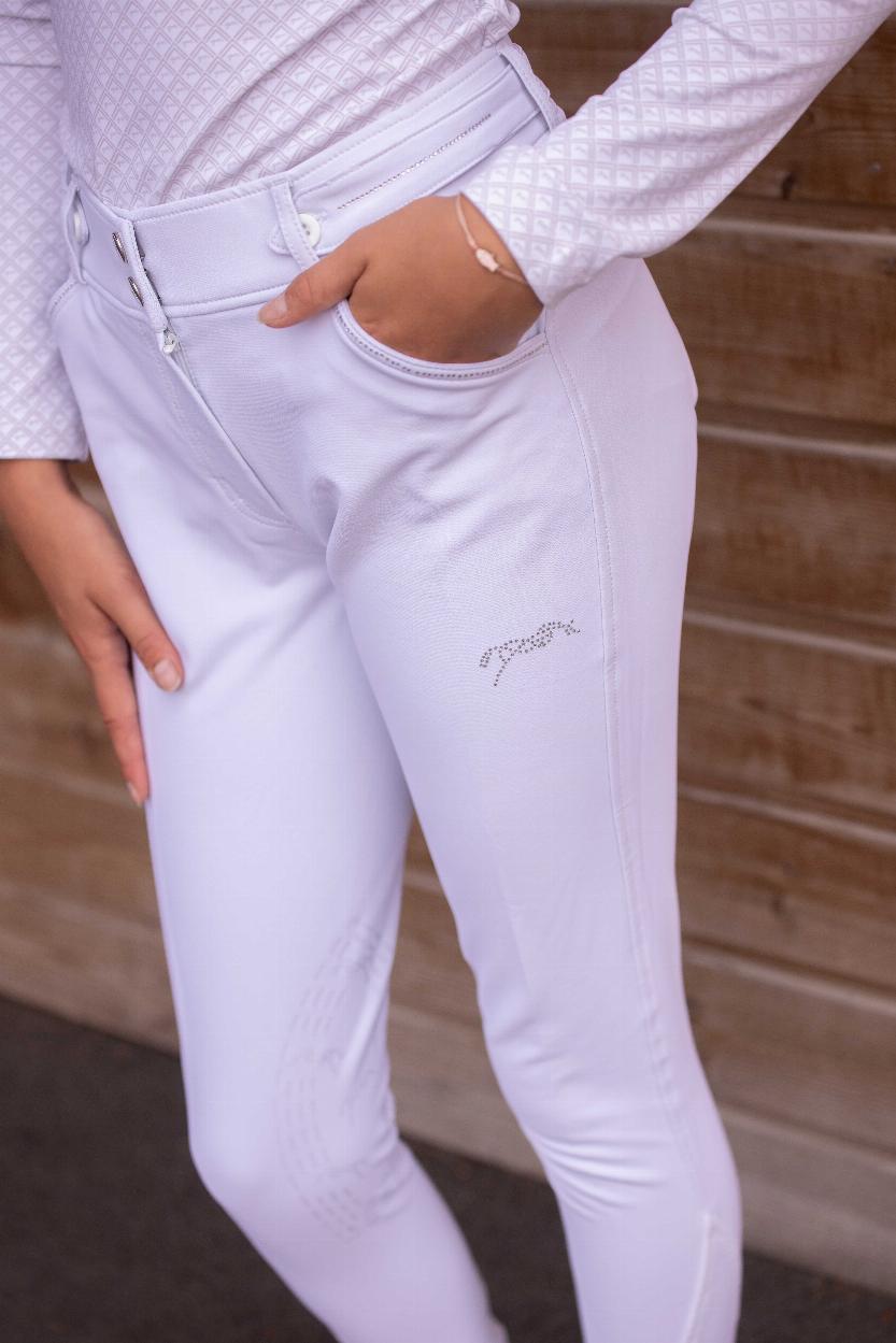 Penelope Eden Elegance Junior Ridbyxor Vit (6 år)