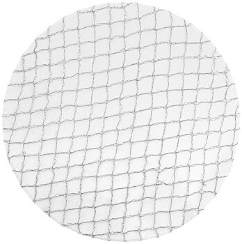 EQUITHEME Mesh Hair Net Barrette Black