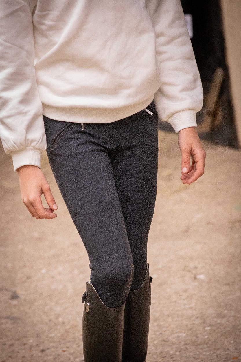 Penelope Eden Romy Junior Ridbyxor Grå (6 år)