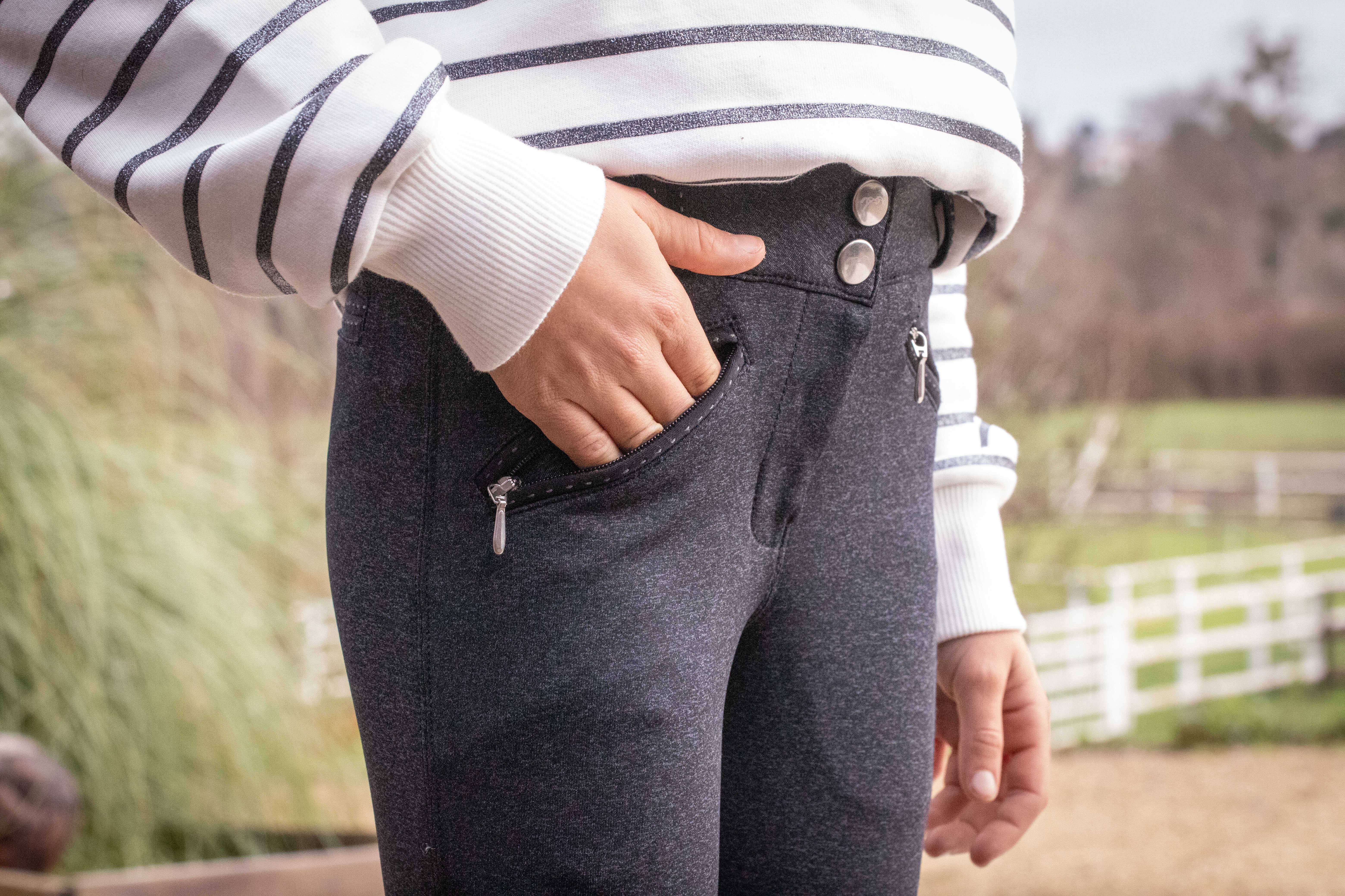 Pénélope Kids Eden Romy Breeches Grey - 2
