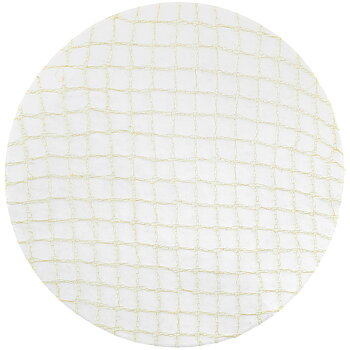 EQUITHEME Mesh Hair Net Barrette Blond