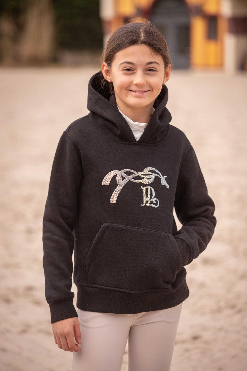 Pénélope Kids Eden Funny Hoodie Black