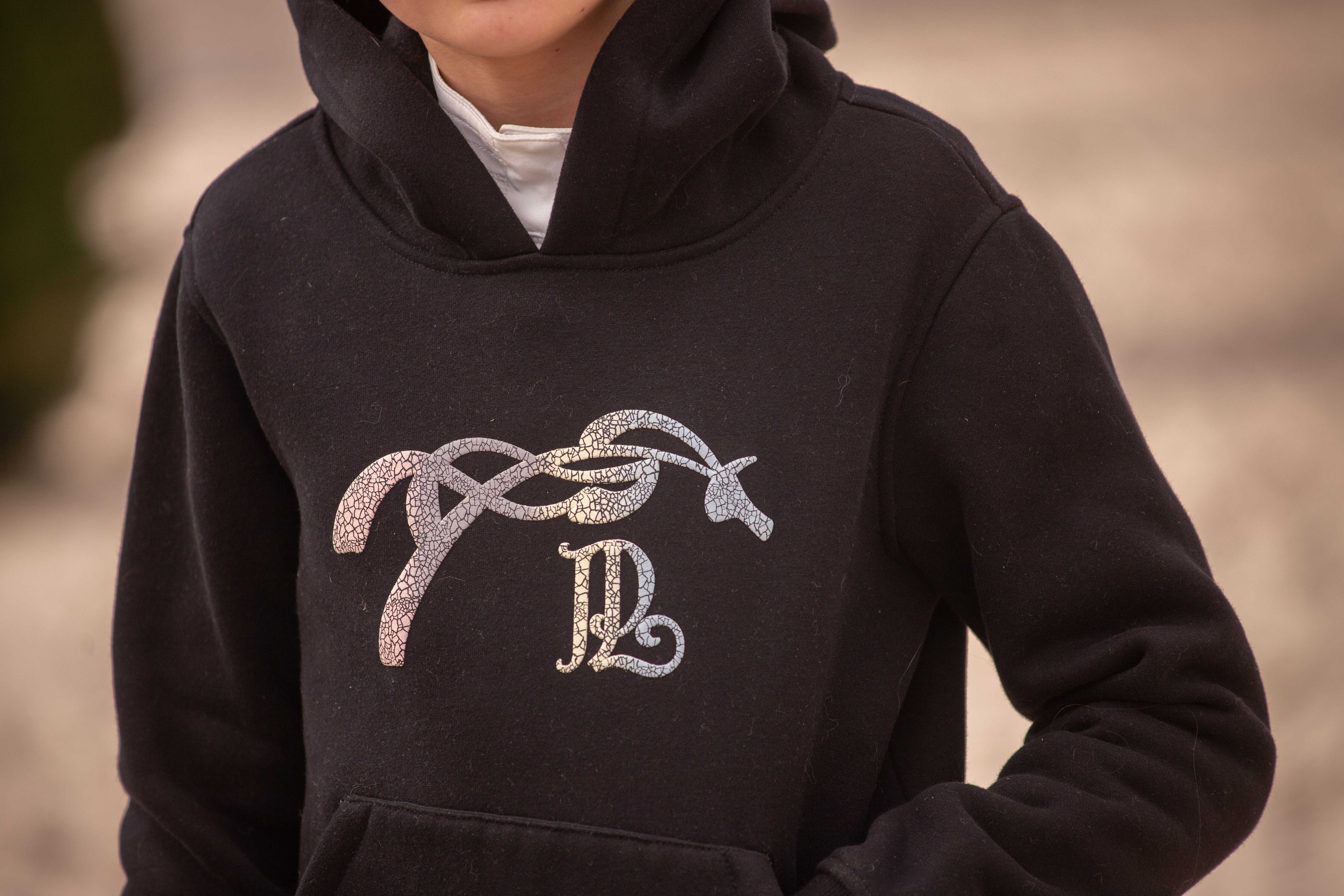 Pénélope Kids Eden Funny Hoodie Black - 3