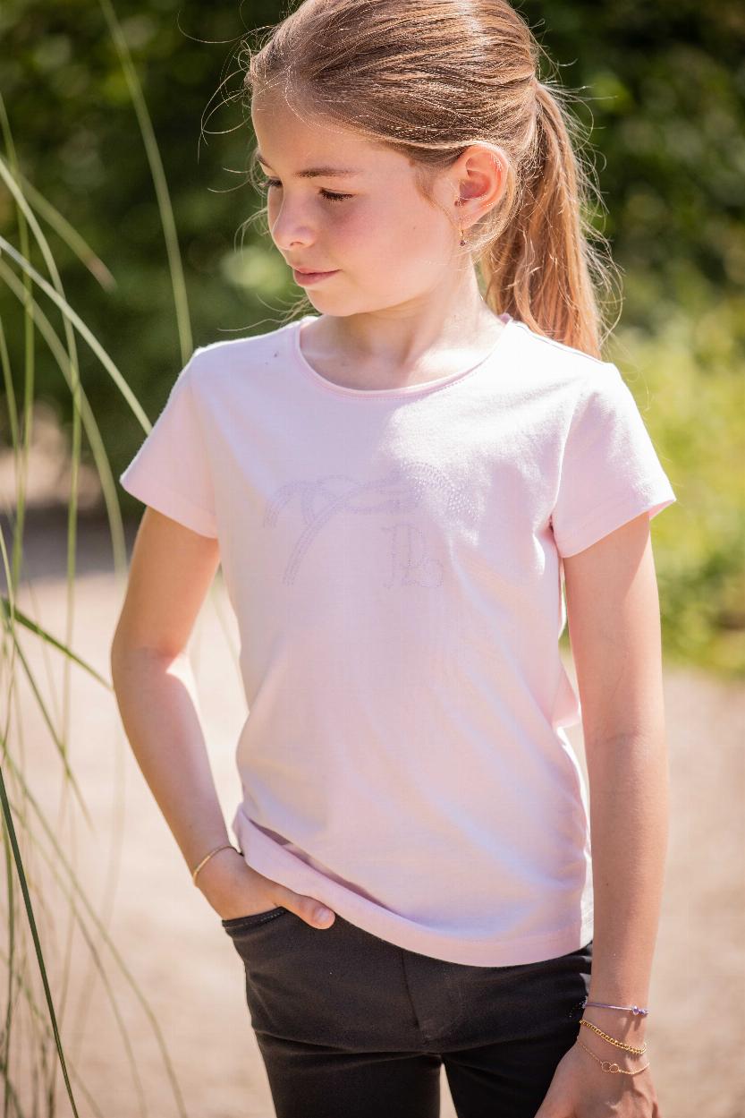Pénélope Kids Eden Iconic Strass T-Shirt Pink