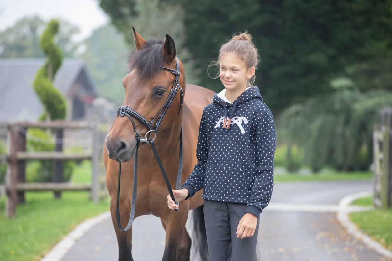 Pénélope Kids Eden Ambre Hoodie Navy blue