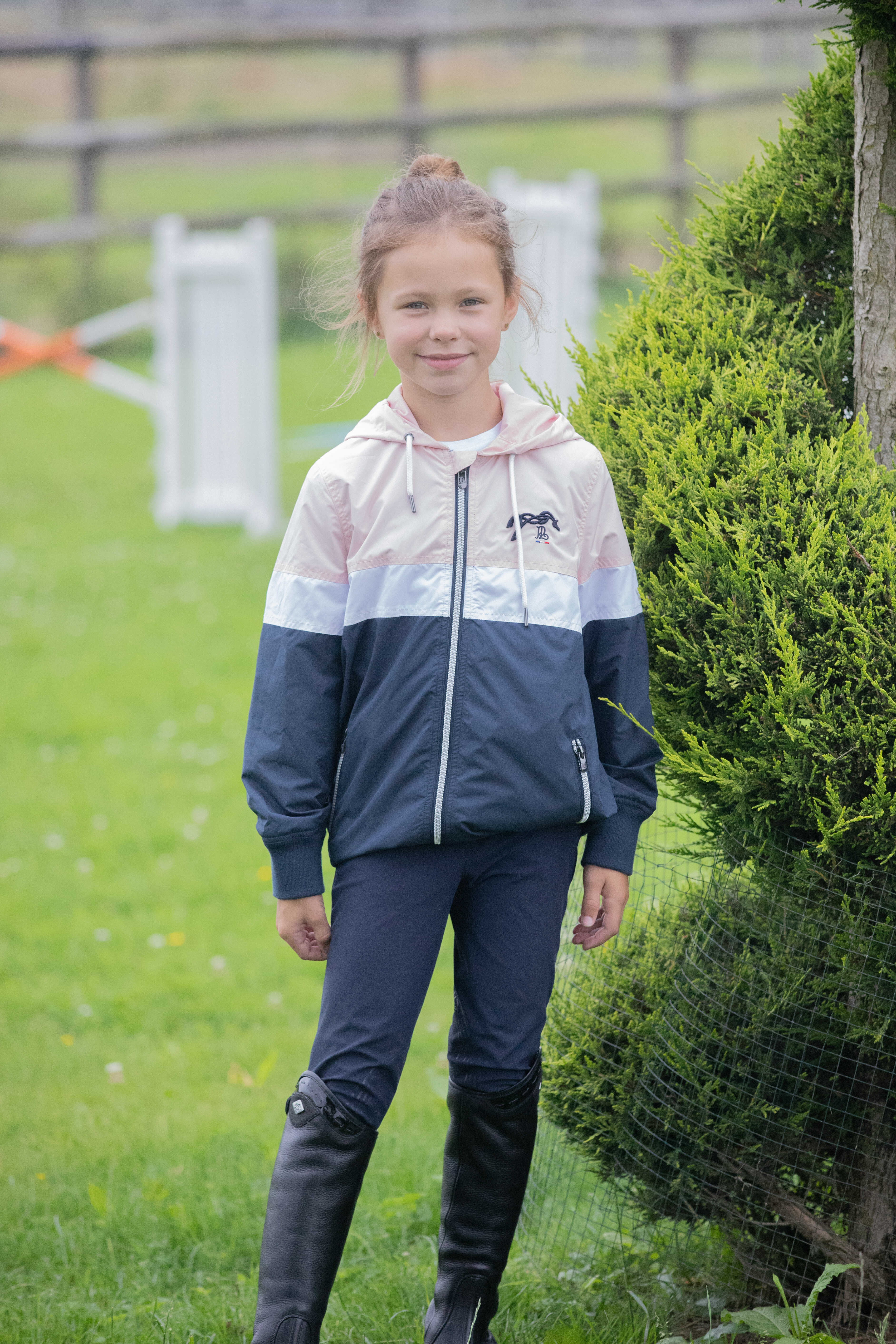 Pénélope Kids Eden Celecce Jacket Navy/white/pink - 8
