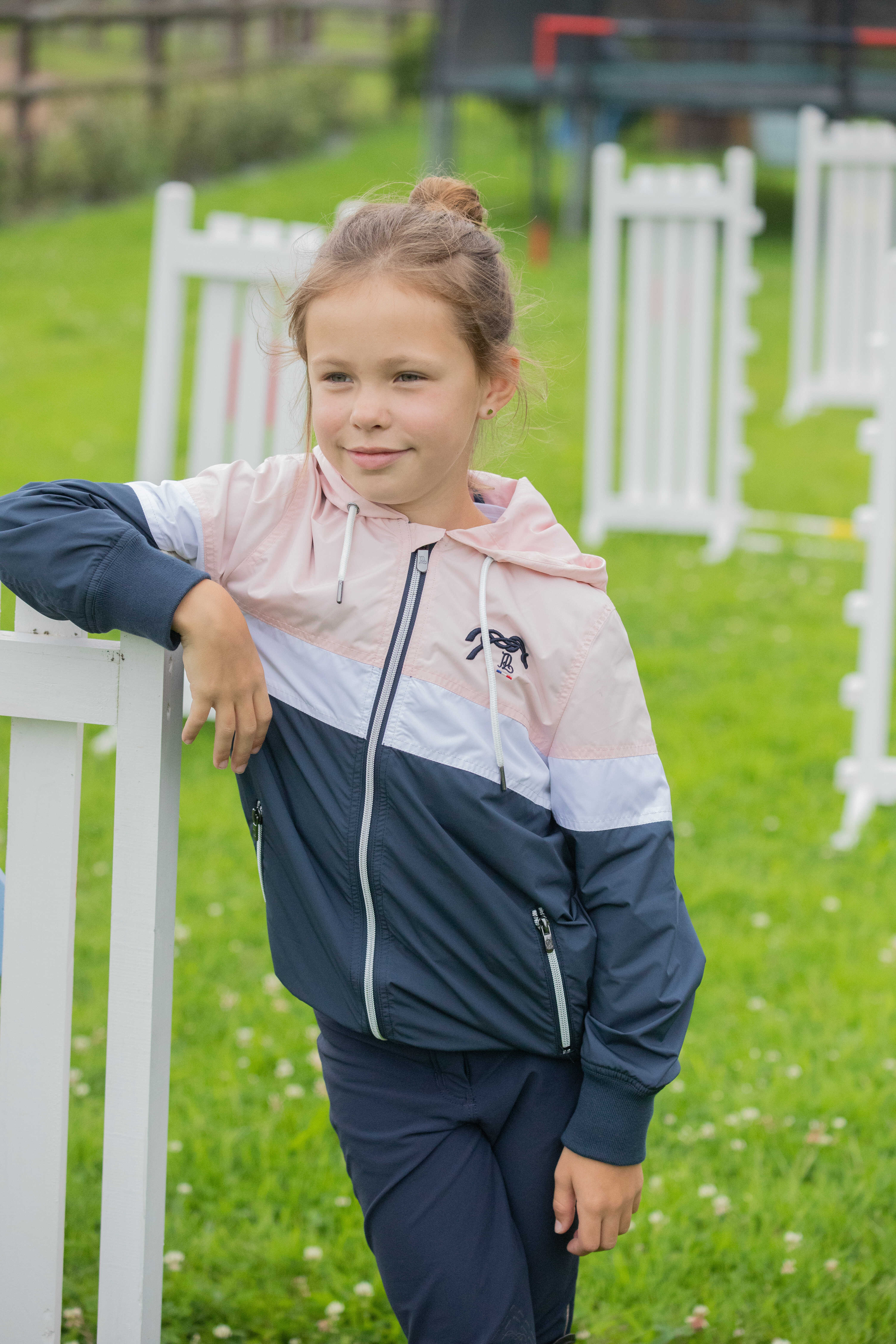 Pénélope Kids Eden Celecce Jacket Navy/white/pink - 13