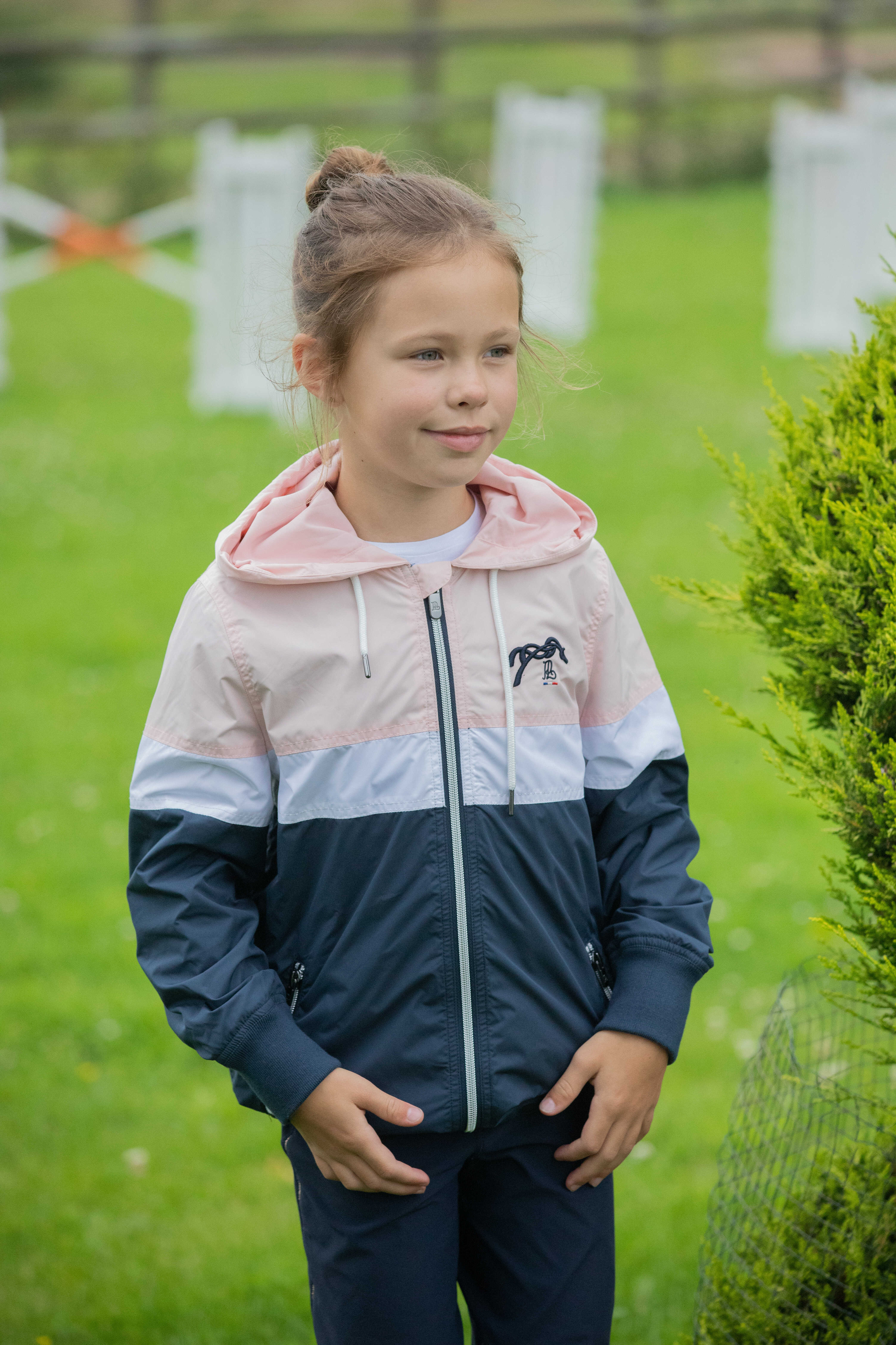 Pénélope Kids Eden Celecce Jacket Navy/white/pink - 10