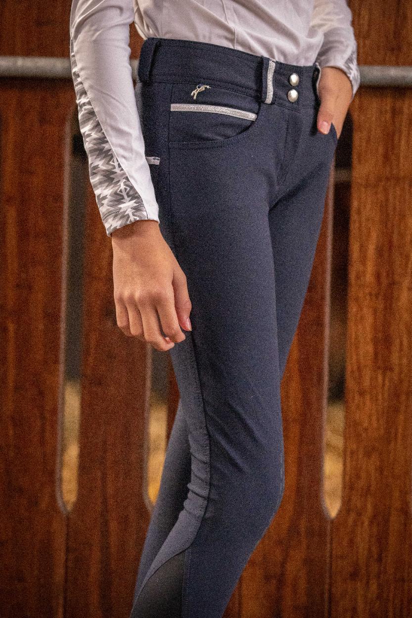 Penelope Eden Fun Junior Ridbyxor Navy