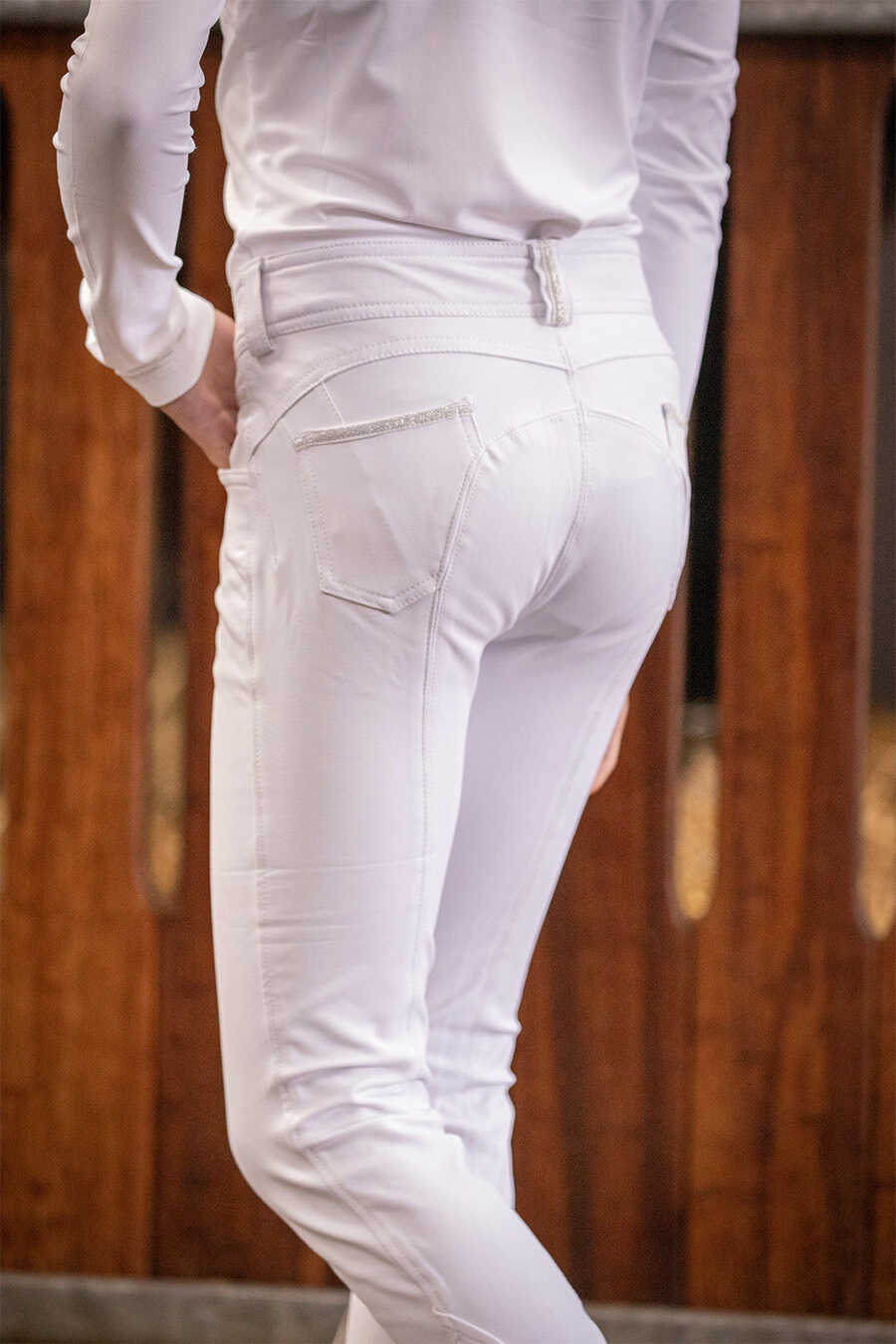 Pénélope Kids Eden Fun Breeches White - 2