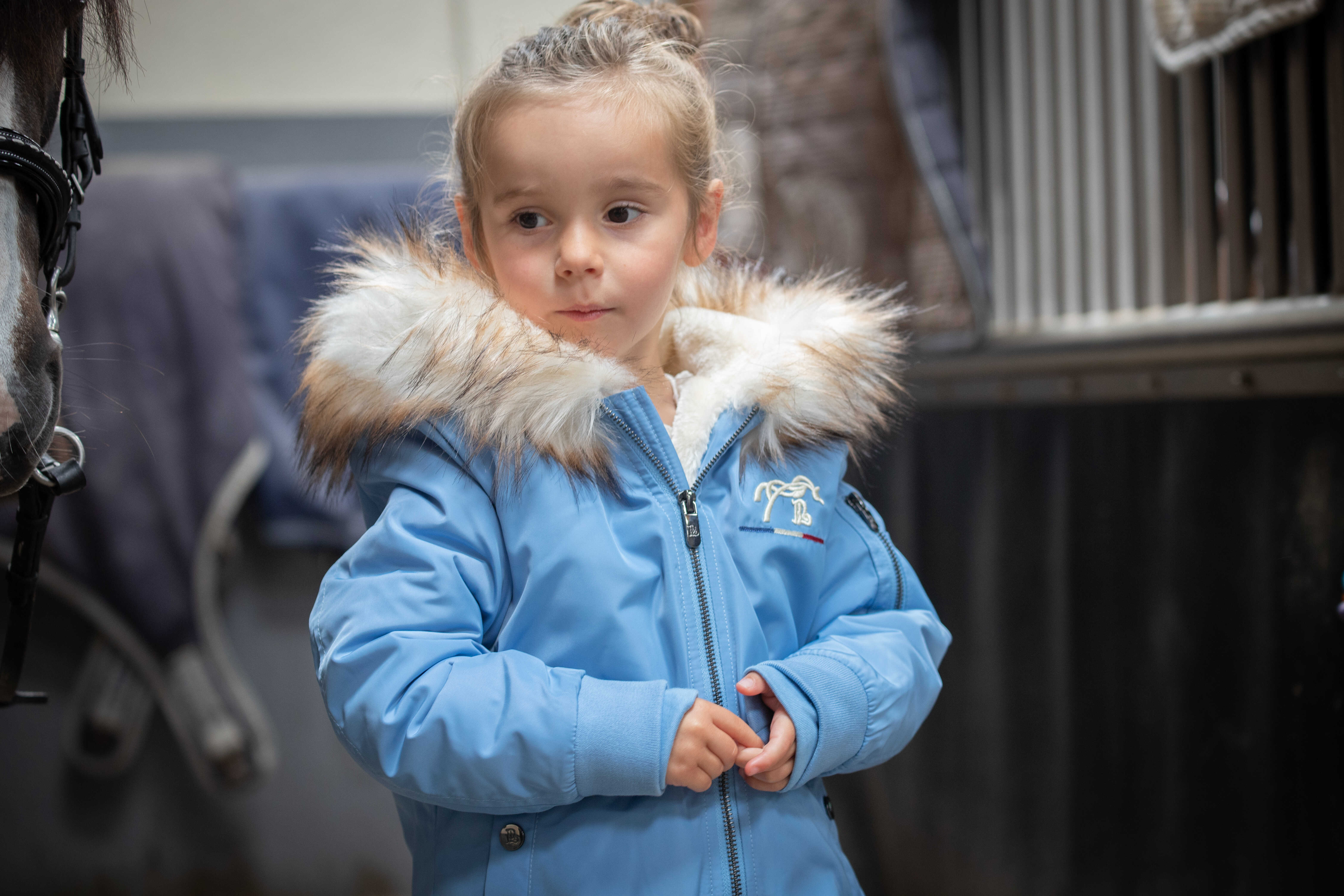 Pénélope Kids Eden Lyon Bomber Jacket Light blue - 4