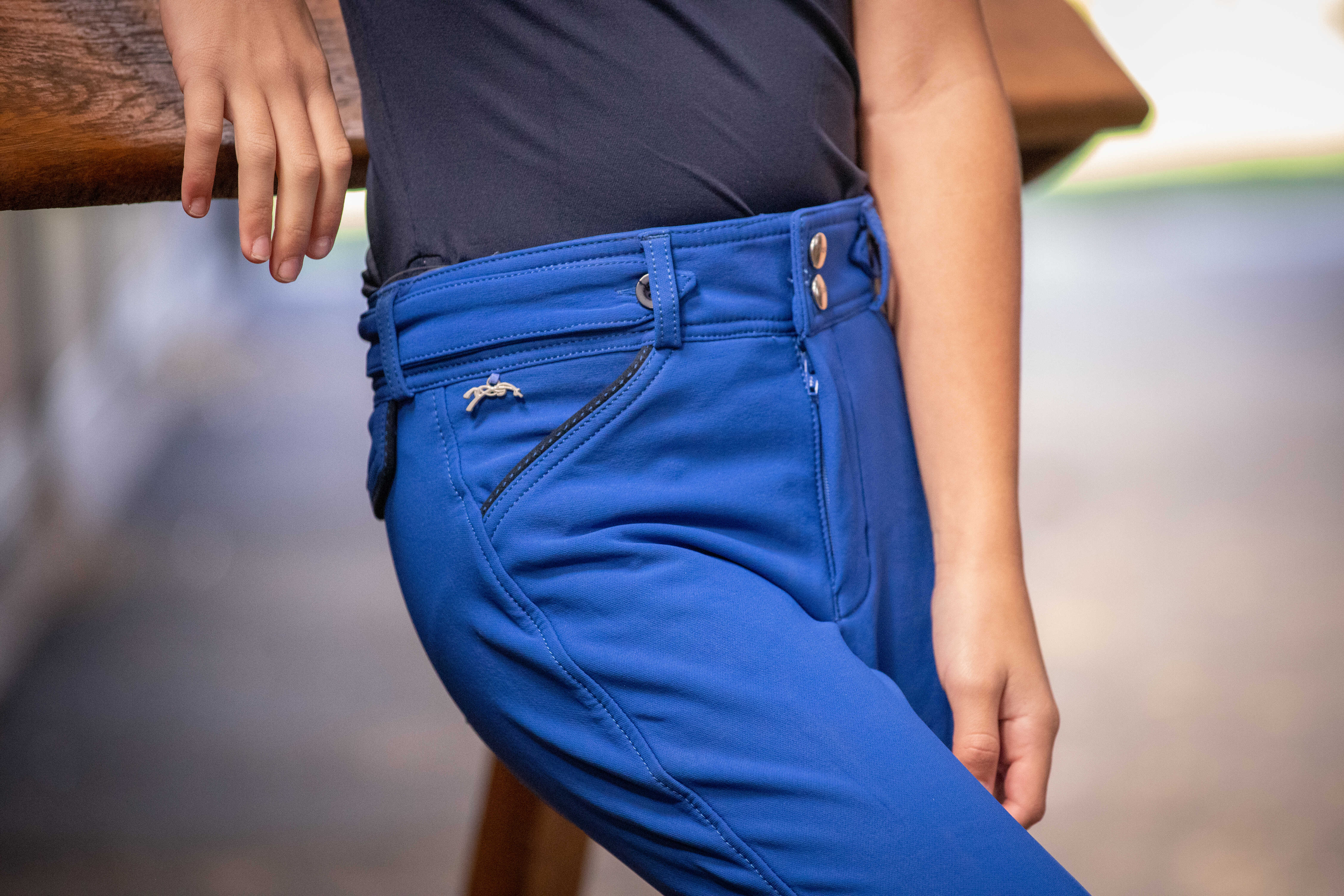 Pénélope Eden Point Sellier Breeches Royal blue - 2