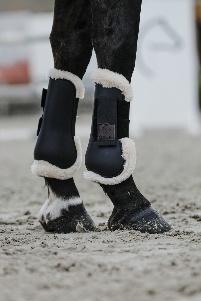 EQUITHEME 'Boa' Tendon Boots Black - 2