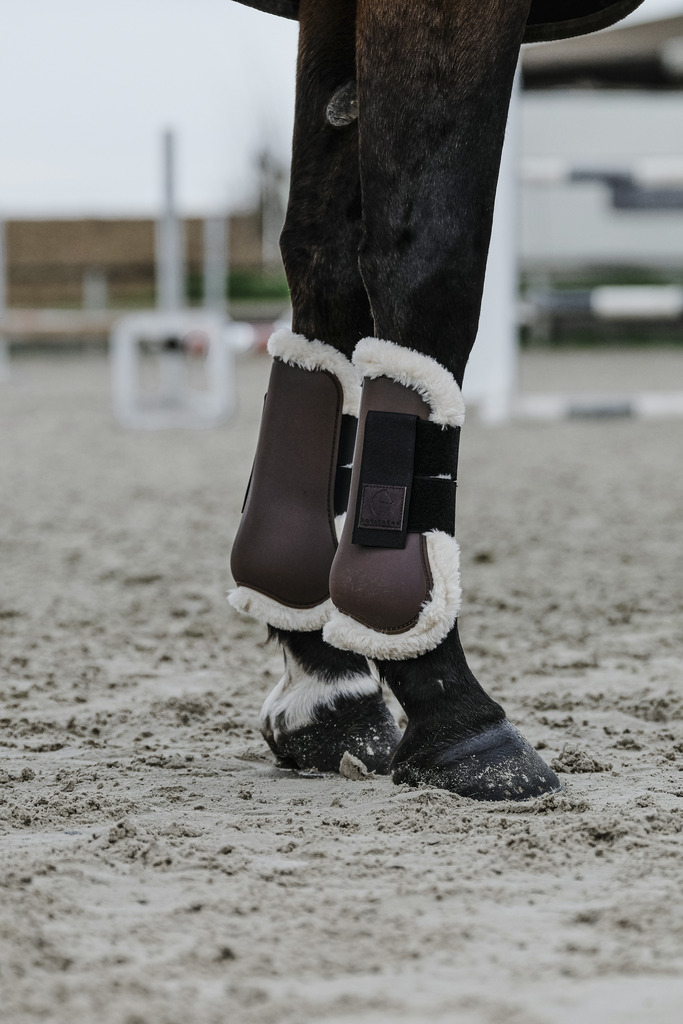 EQUITHEME 'Boa' Bakbenskydd Häst Brun - 3