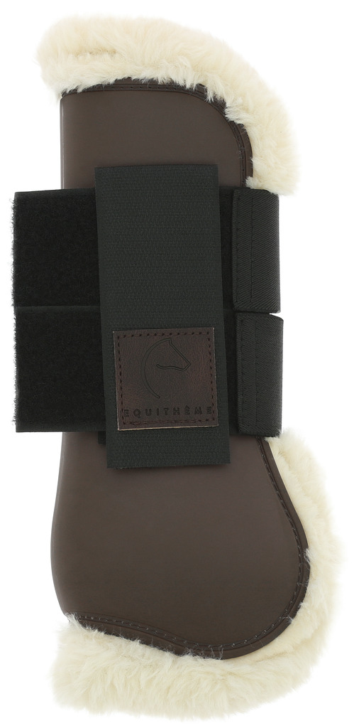 EQUITHEME 'Boa' Bakbenskydd Häst Brun (Ponny)