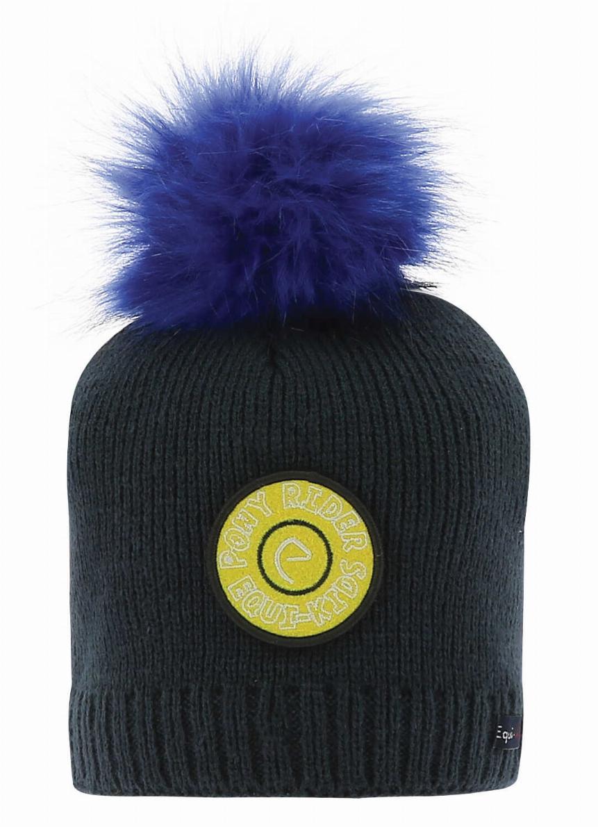 Equi-Kids PonyRider Knitted Beanie Navy blue