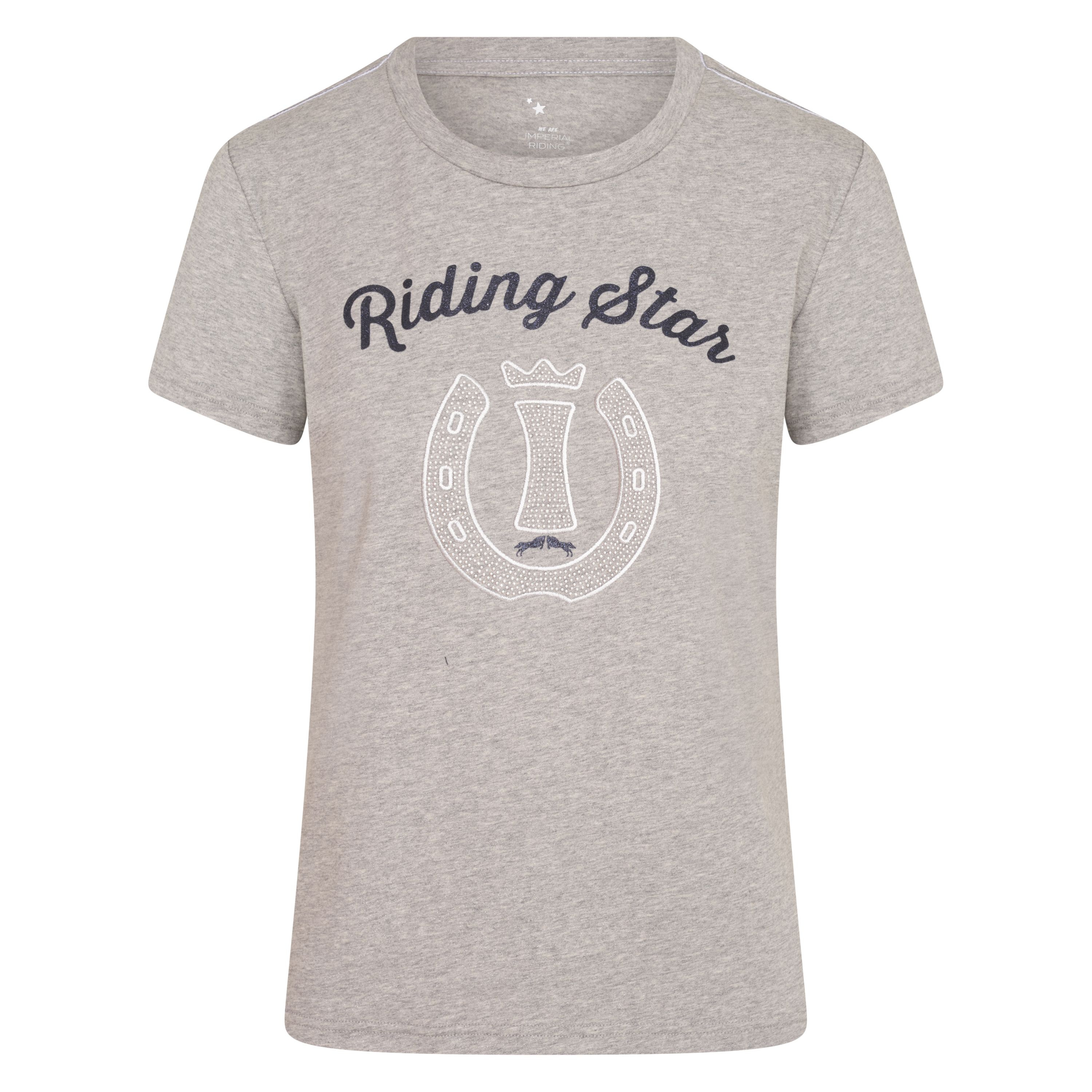 Imperial Riding Junior Top You Shine Girl - Grey Heather