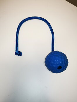 RADDOG Pallo ja köysi - pehmeää muovia 6cm