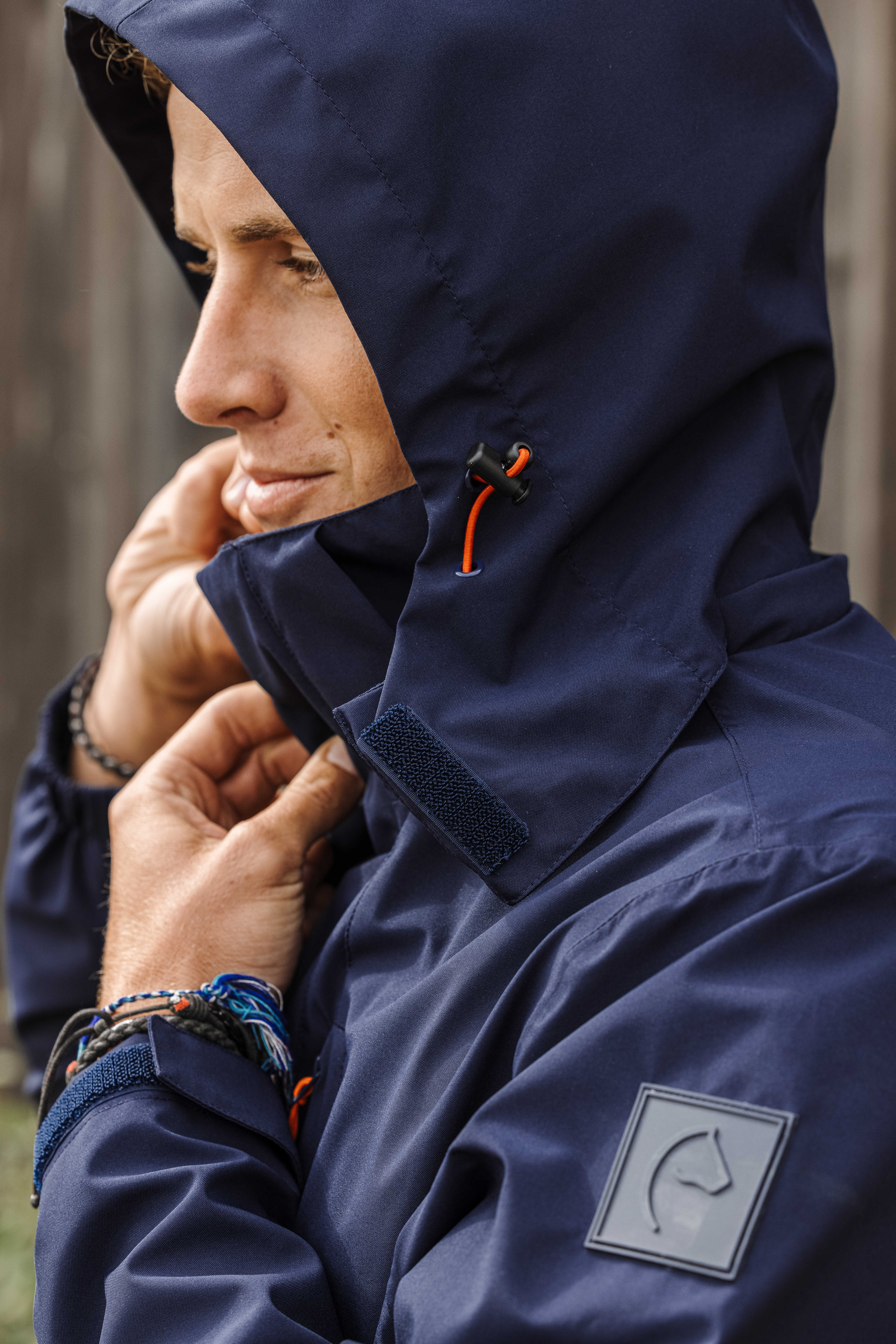 Equitheme Aaron Rain Jacket Navy blue - 8