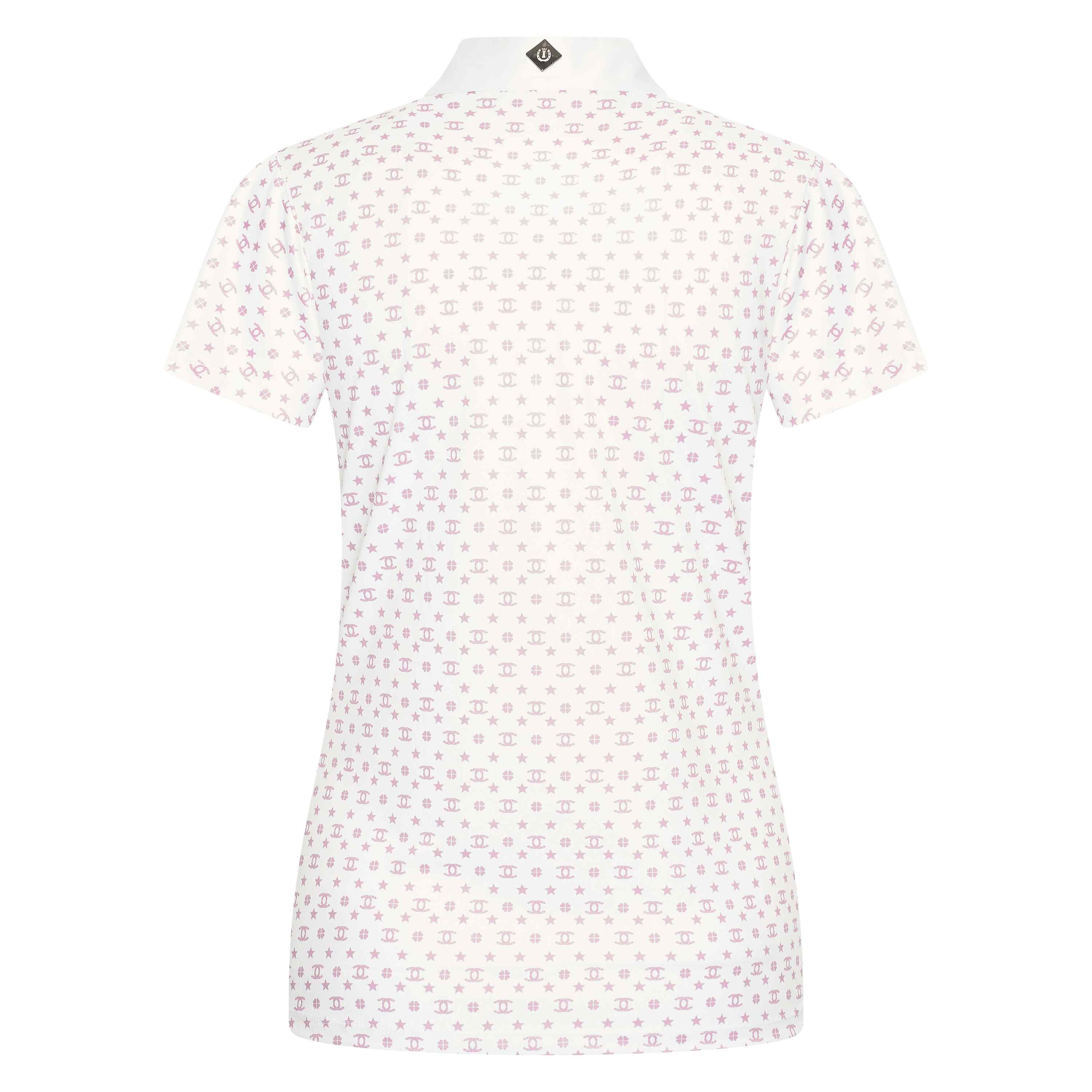 Imperial Riding Tech top Roxy AOP - White-Pink - 2