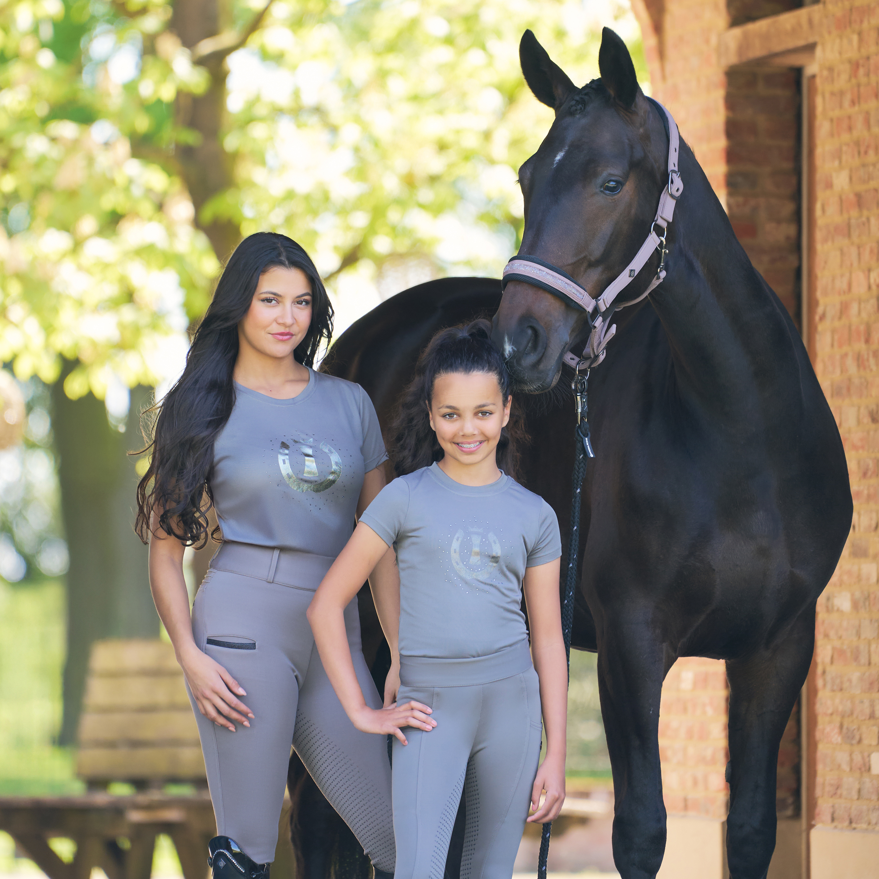 Imperial Riding Junior KIDS Tech top Hally - Charcoal - 3
