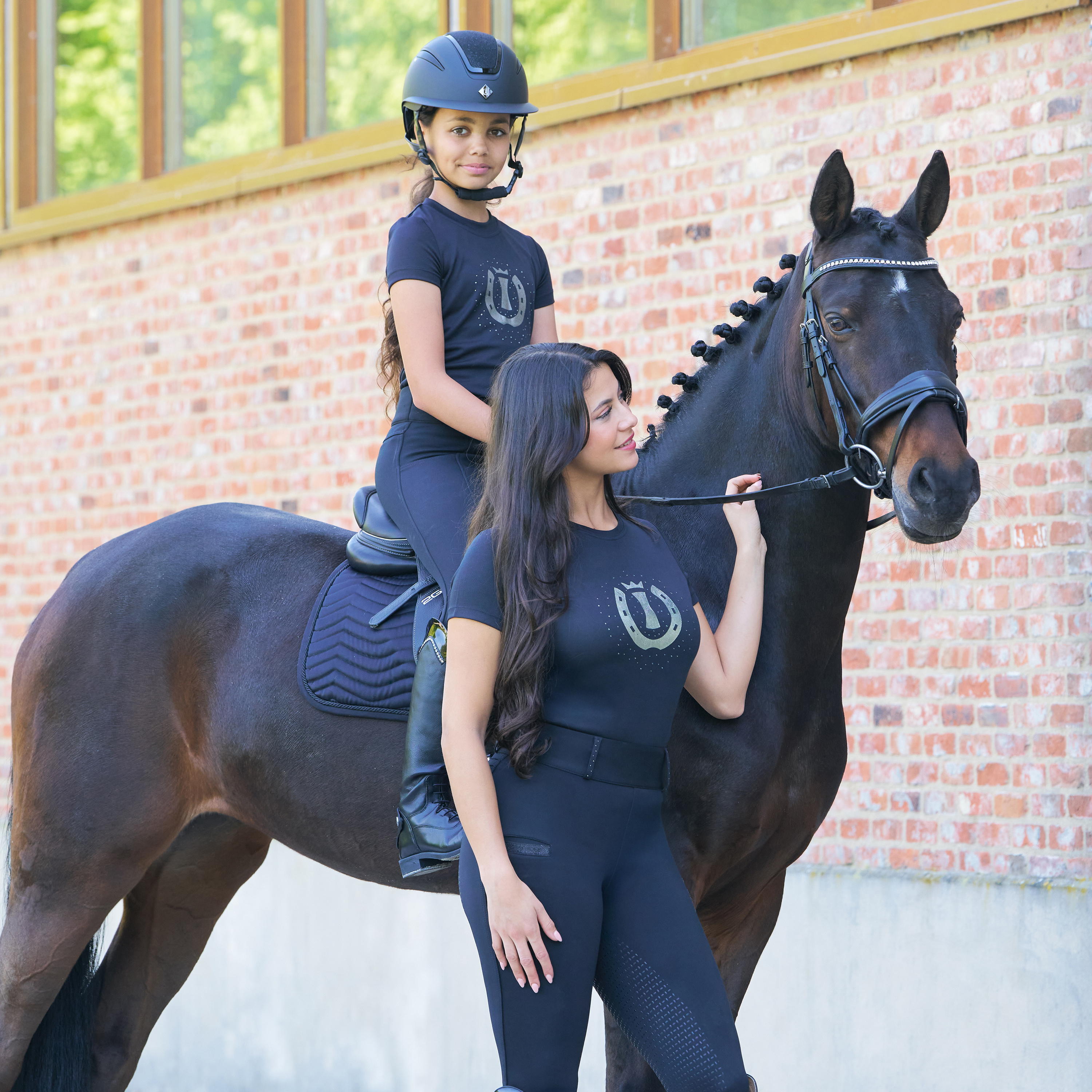 Imperial Riding Junior KIDS Tech top Hally - Black - 3