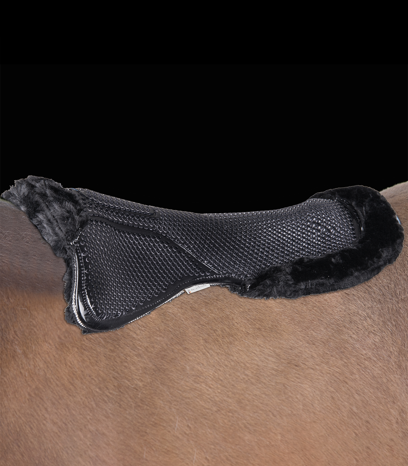 Waldhausen Gel pad with synthetic fur black - 4