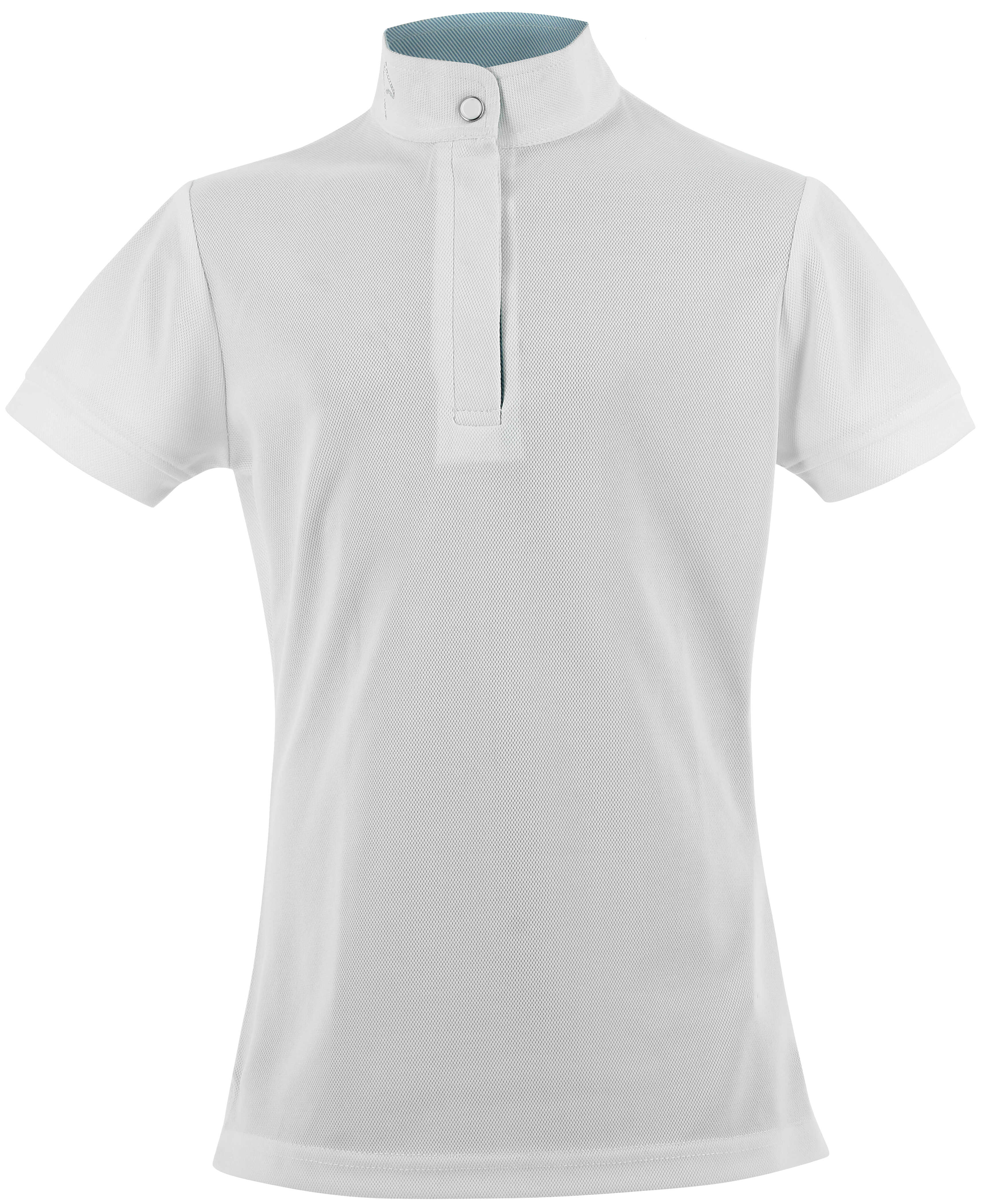 Equitheme Kids Betty Mesh Polo Competition Top White - 3