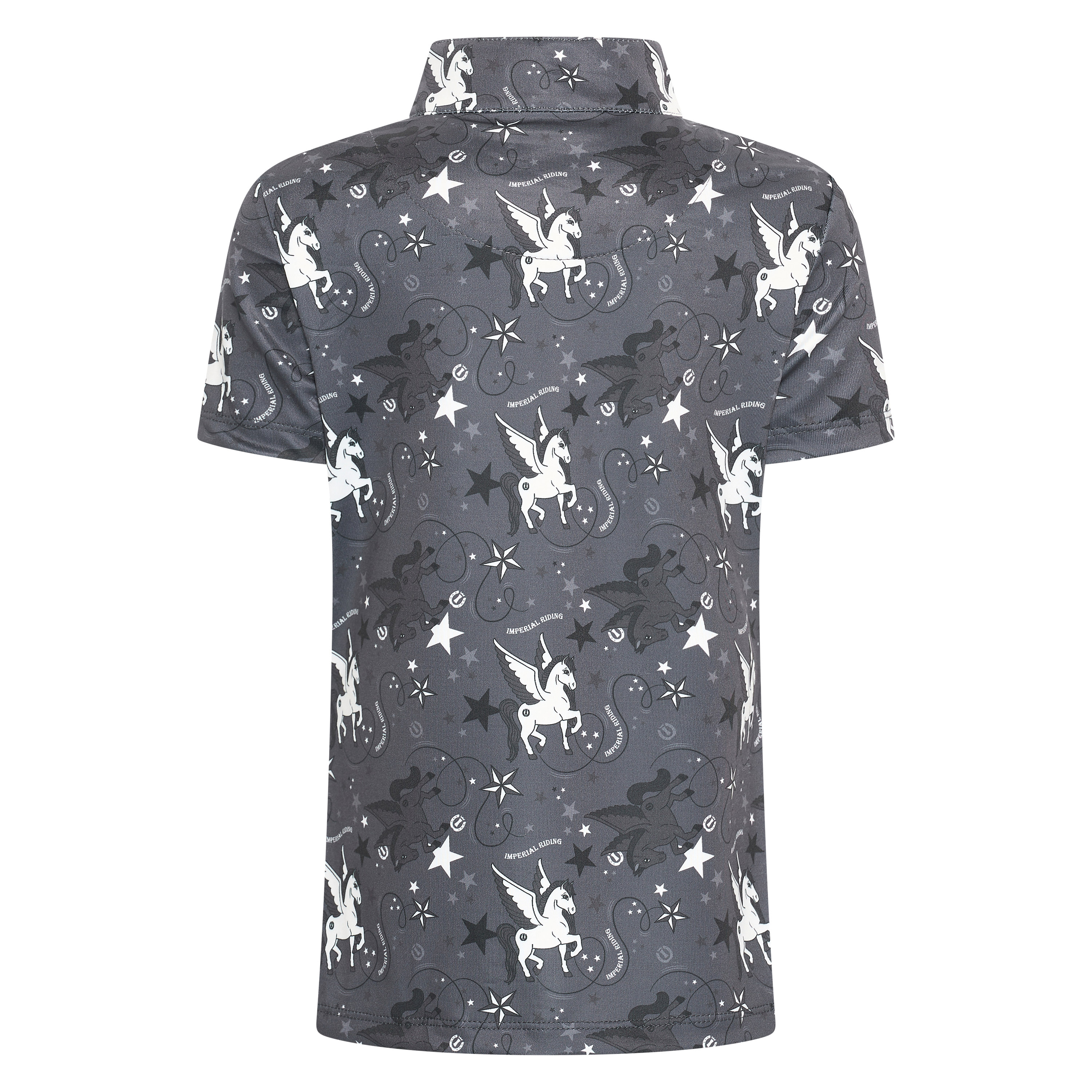 Imperial Riding Junior KIDS Tech Top Olivia AOP - Anthrazit - 2