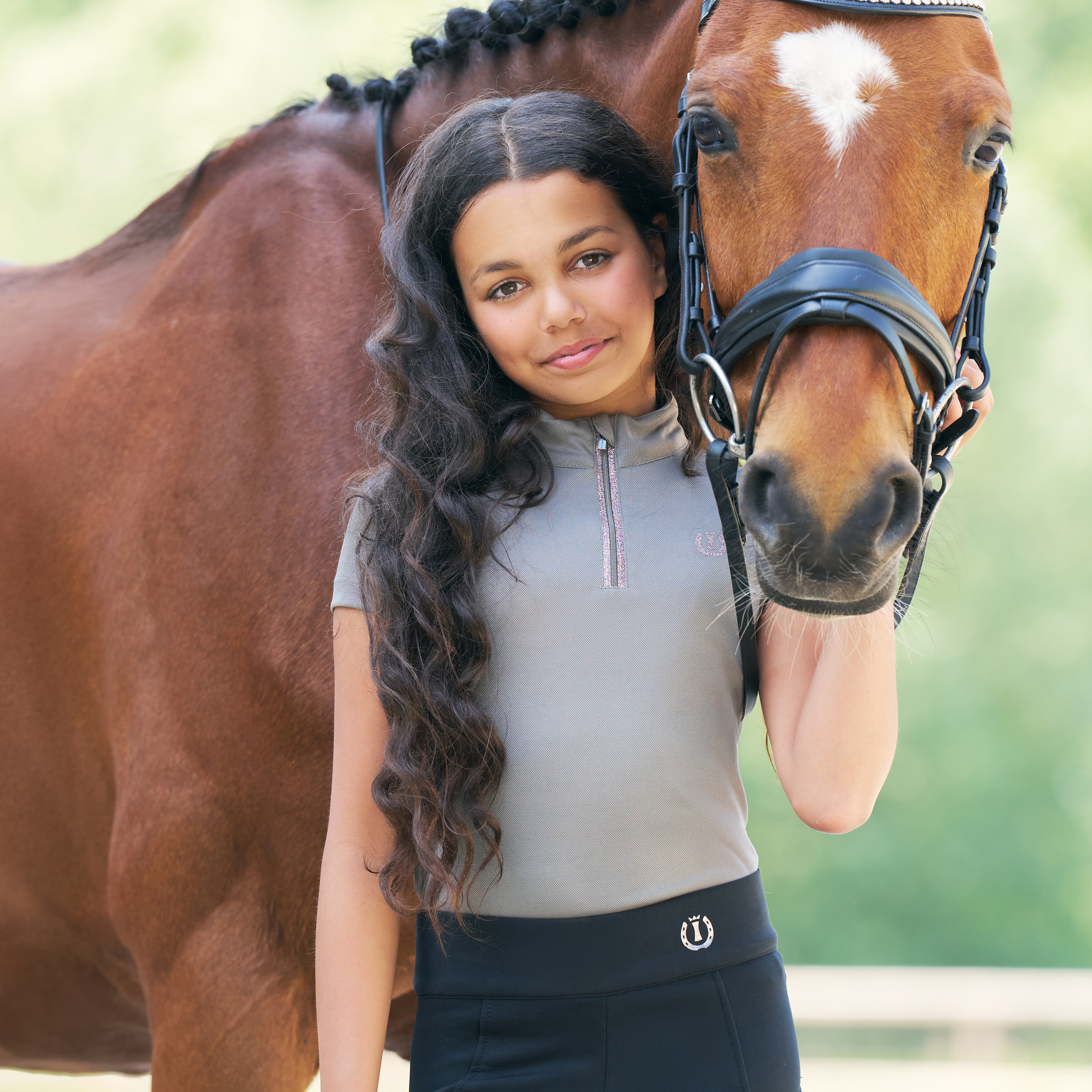 Imperial Riding Junior KIDS Top Arly - Anthrazit - 4