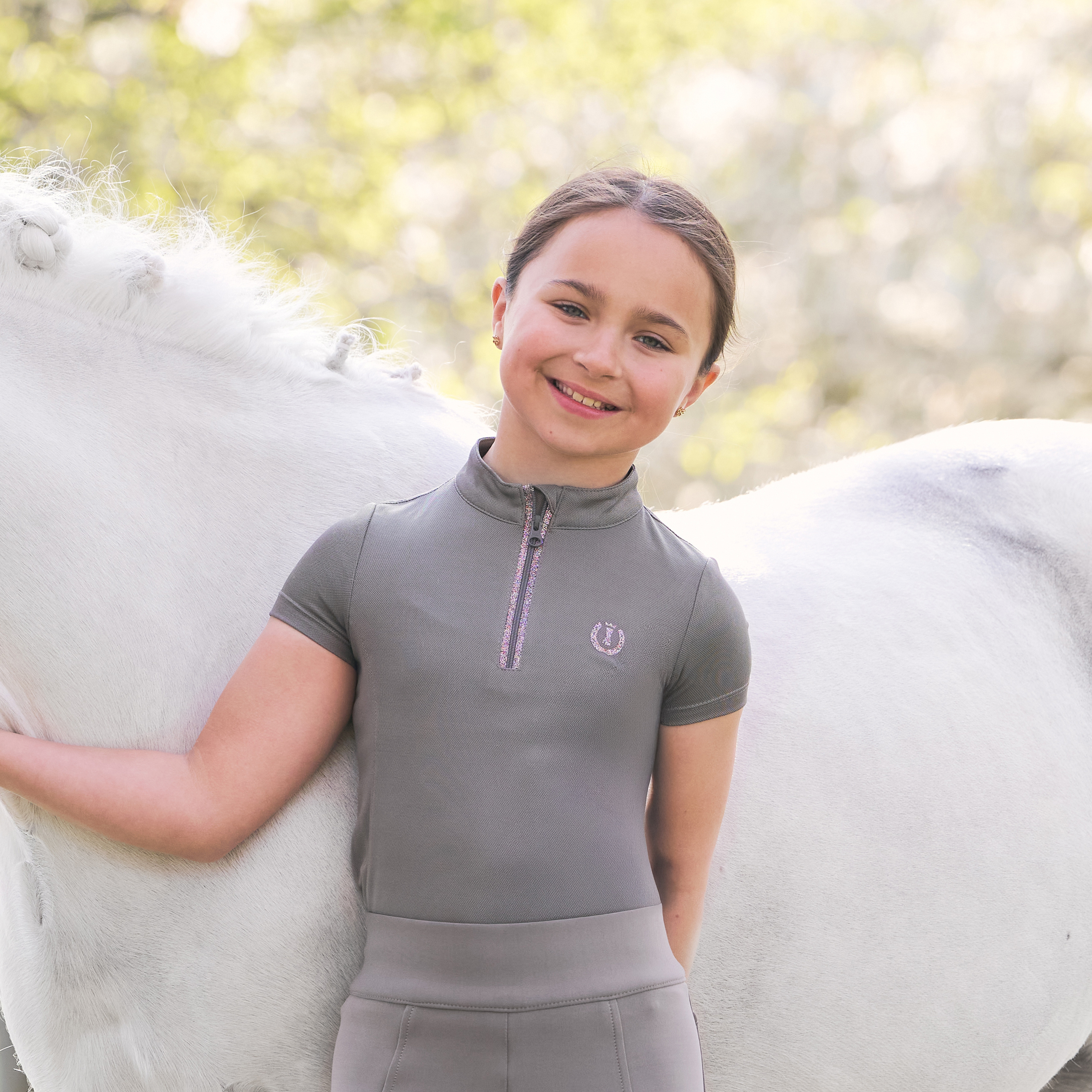 Imperial Riding Junior KIDS Top Arly - Anthrazit - 3
