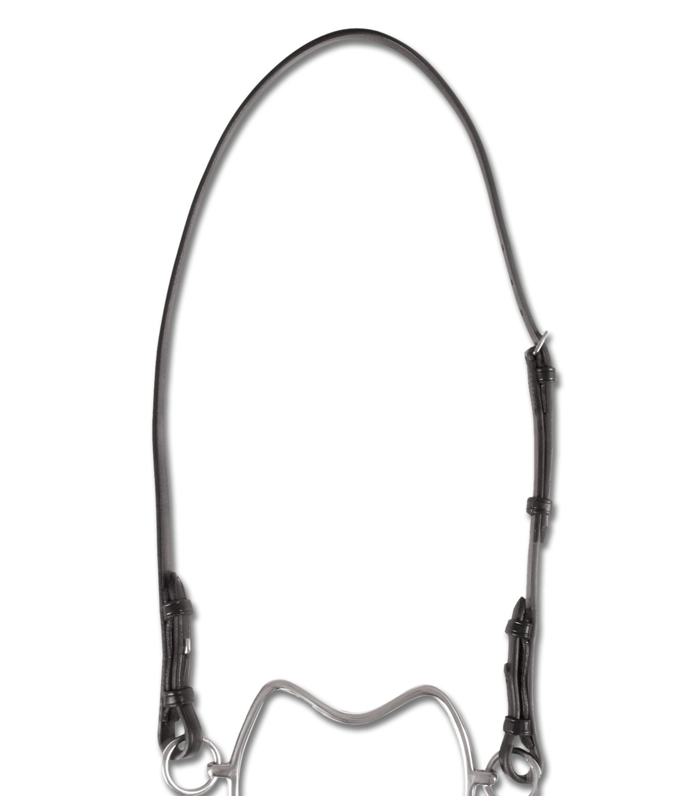 Waldhausen Head strap for chifney bit black