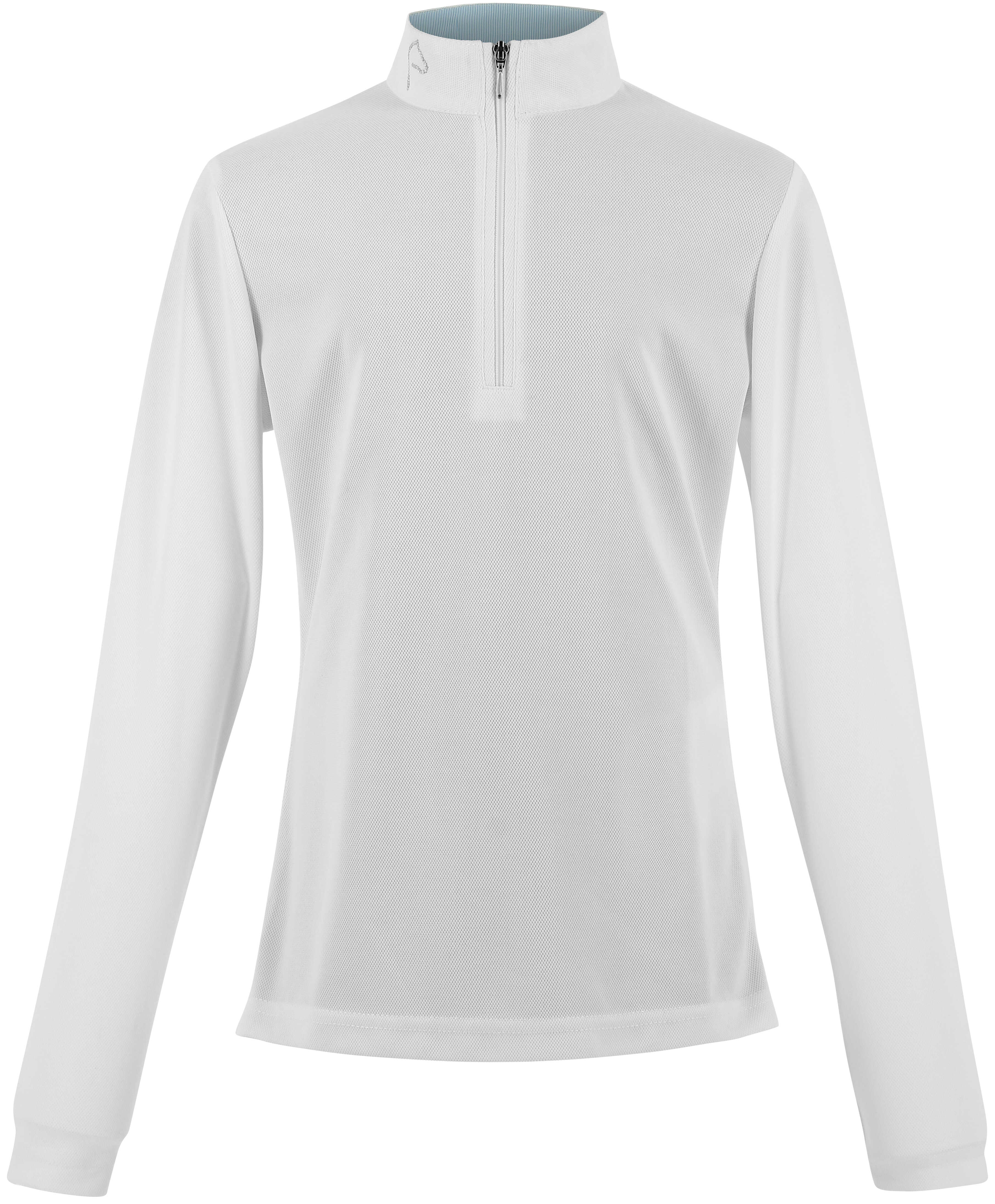Equitheme Kids Buffy Mesh Polo Tävlingströja Vit - 3