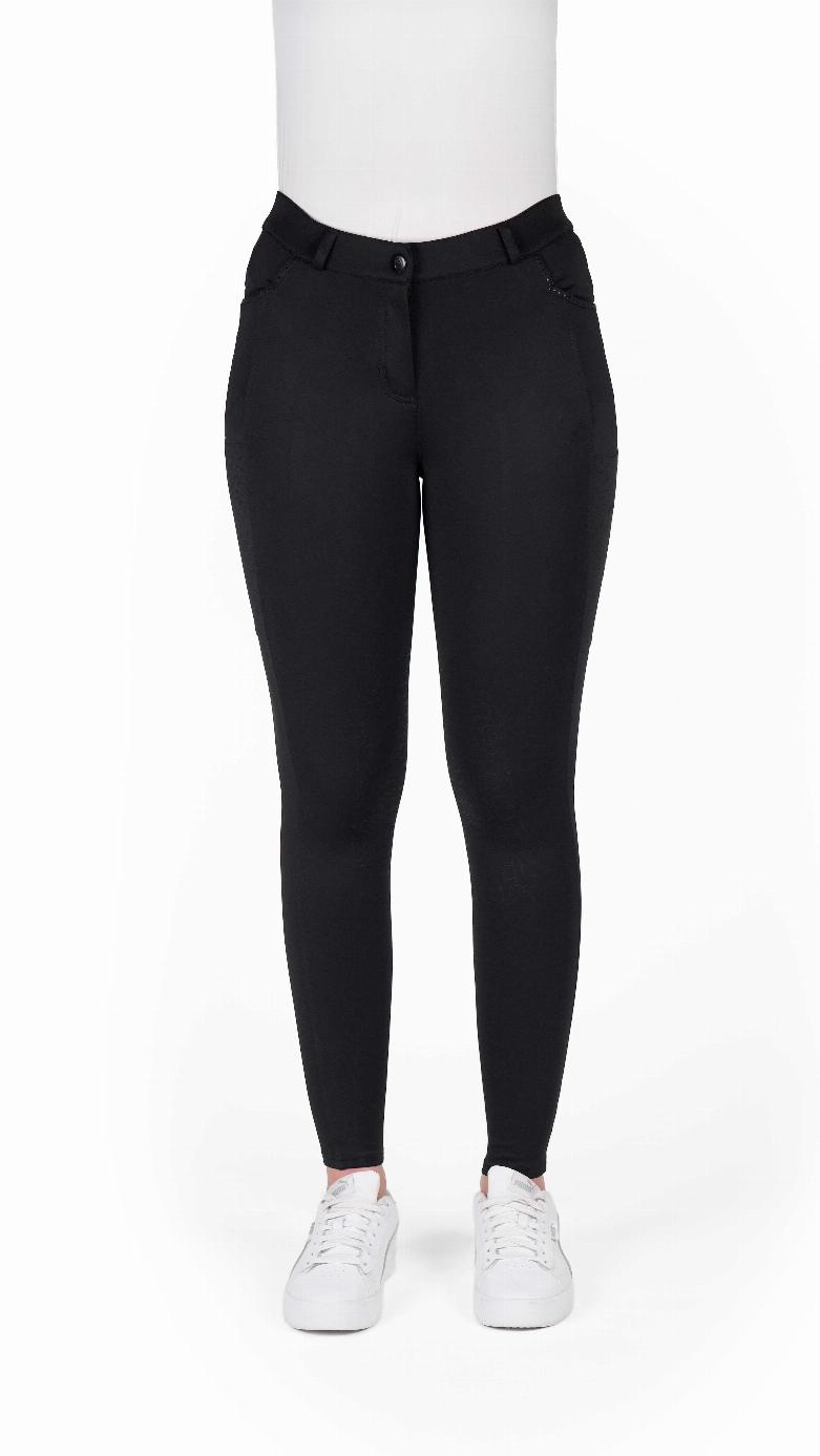 Equithème Capucine Ridbyxor Svart (34)