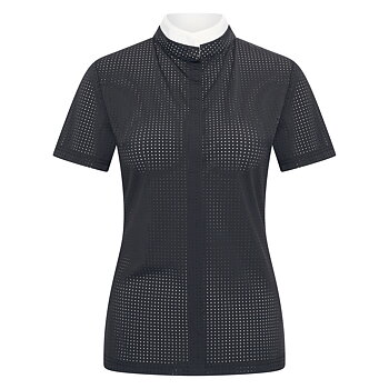 Imperial Riding Airshift toppi Grandprix short sleeve - Musta