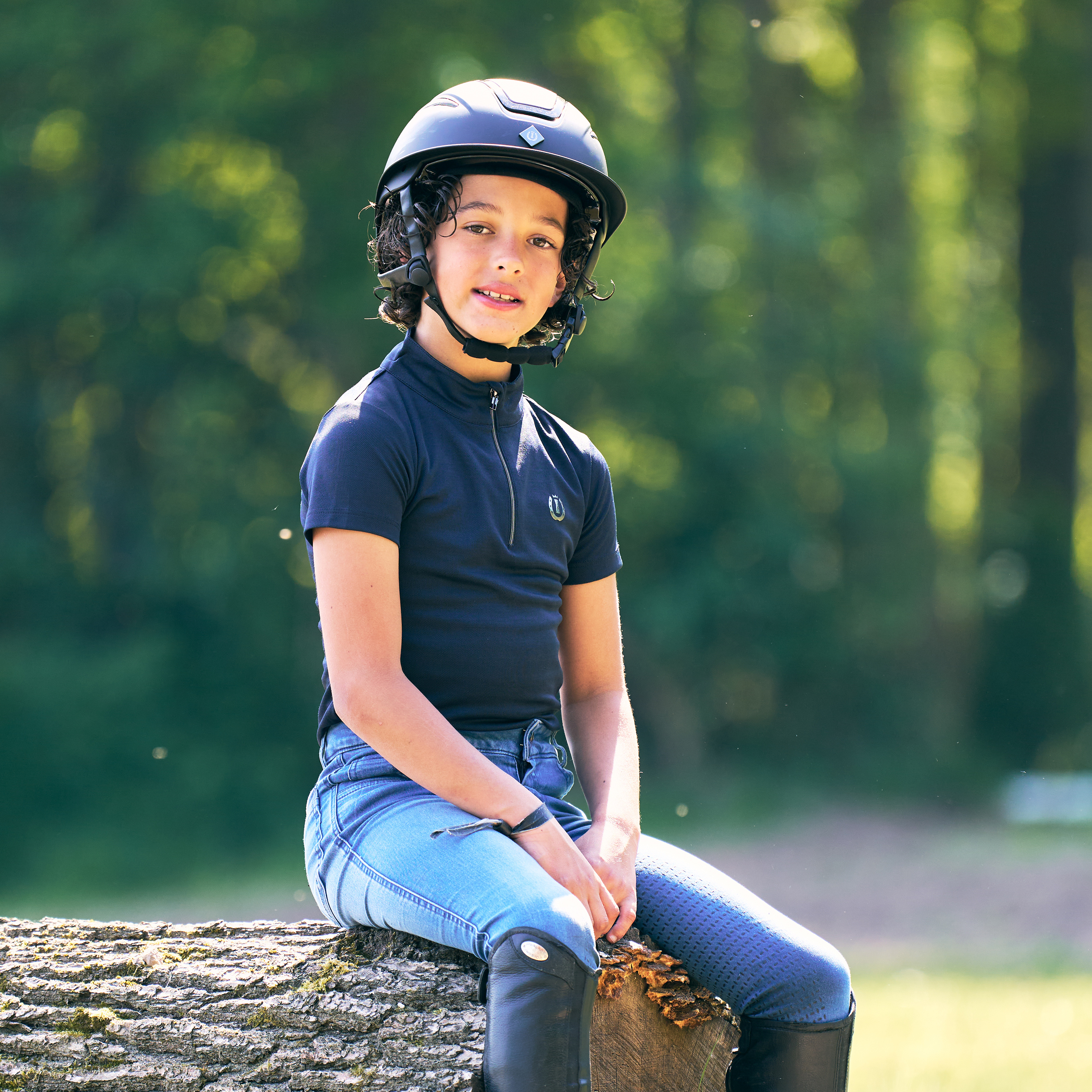 Imperial Riding Junior KIDS T-shirt Carlos - Navy - 3