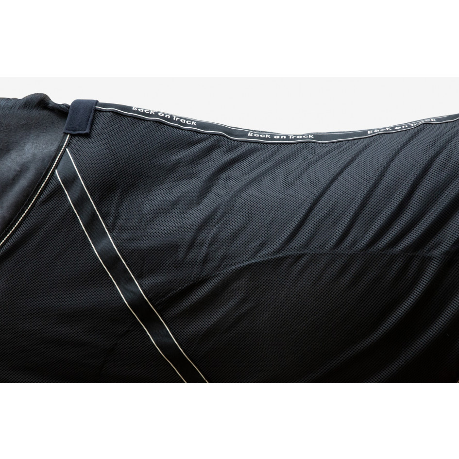 Back on Track Mesh Rug Cooler Sienna  - Black - 3