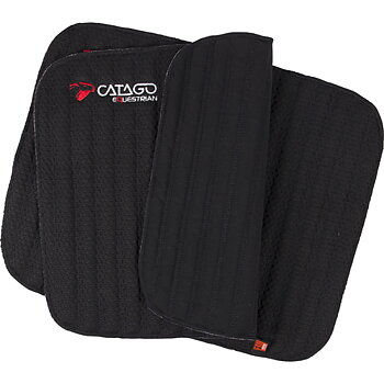 CATAGO FIR TECH leg wrap for riding black small