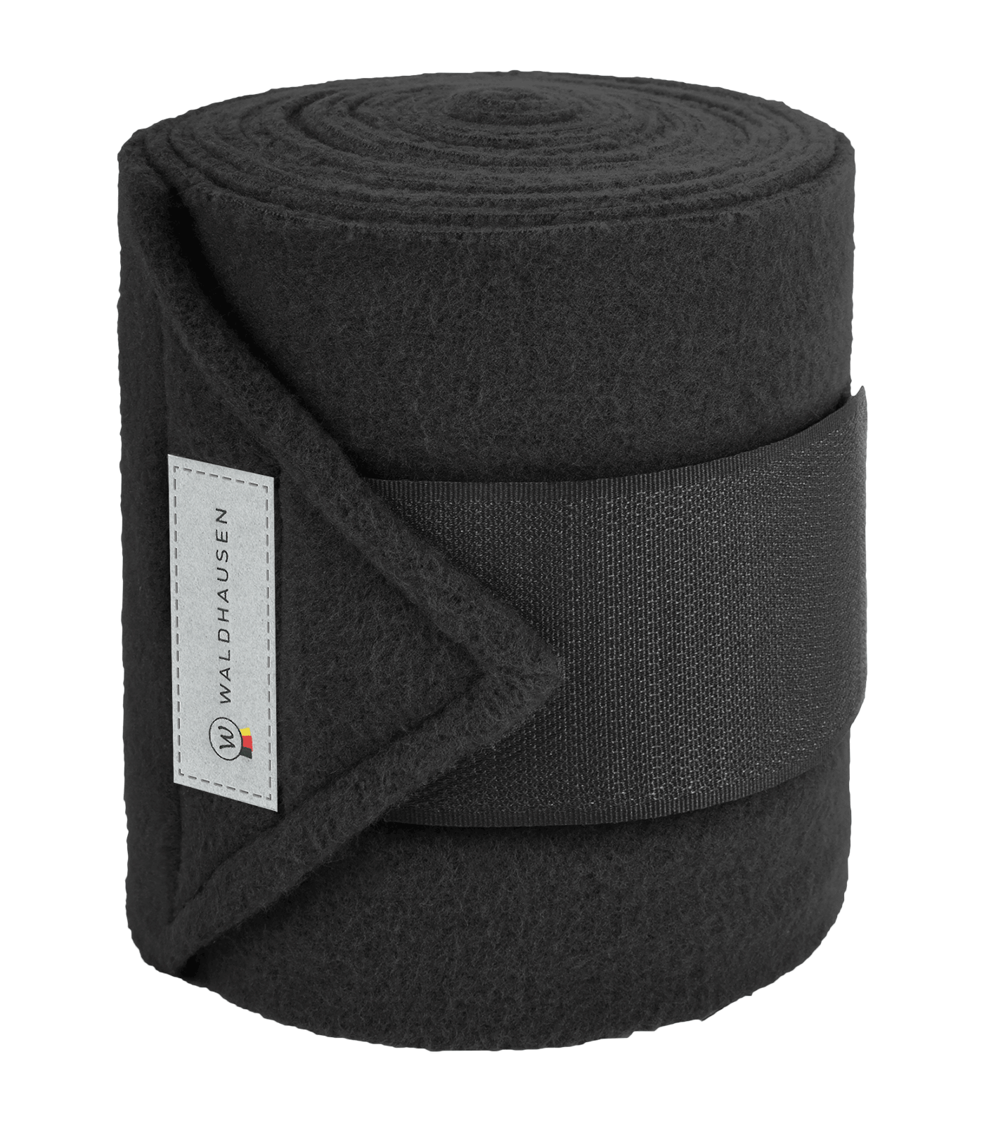 Waldhausen Basic Fleece Bandages, Set of 4, Pony black