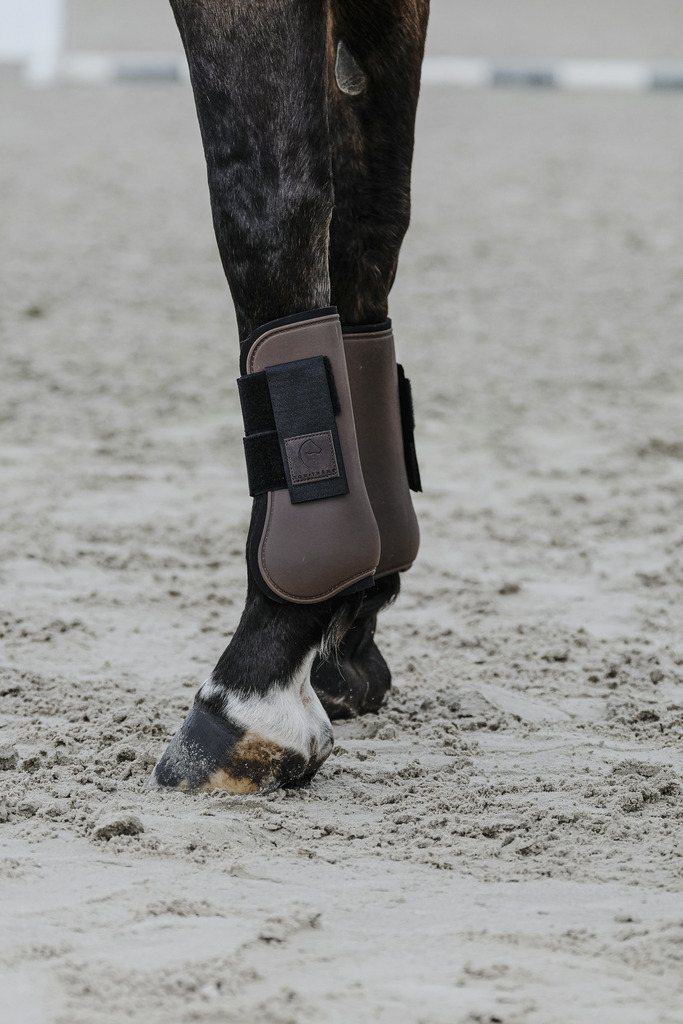 EQUITHEME Tendon Boots Brown - 2
