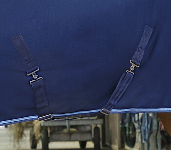 RIDING WORLD Polar Fleeceloimi Mahavöillä Navy/Sky Blue, 5'6 - 120 cm