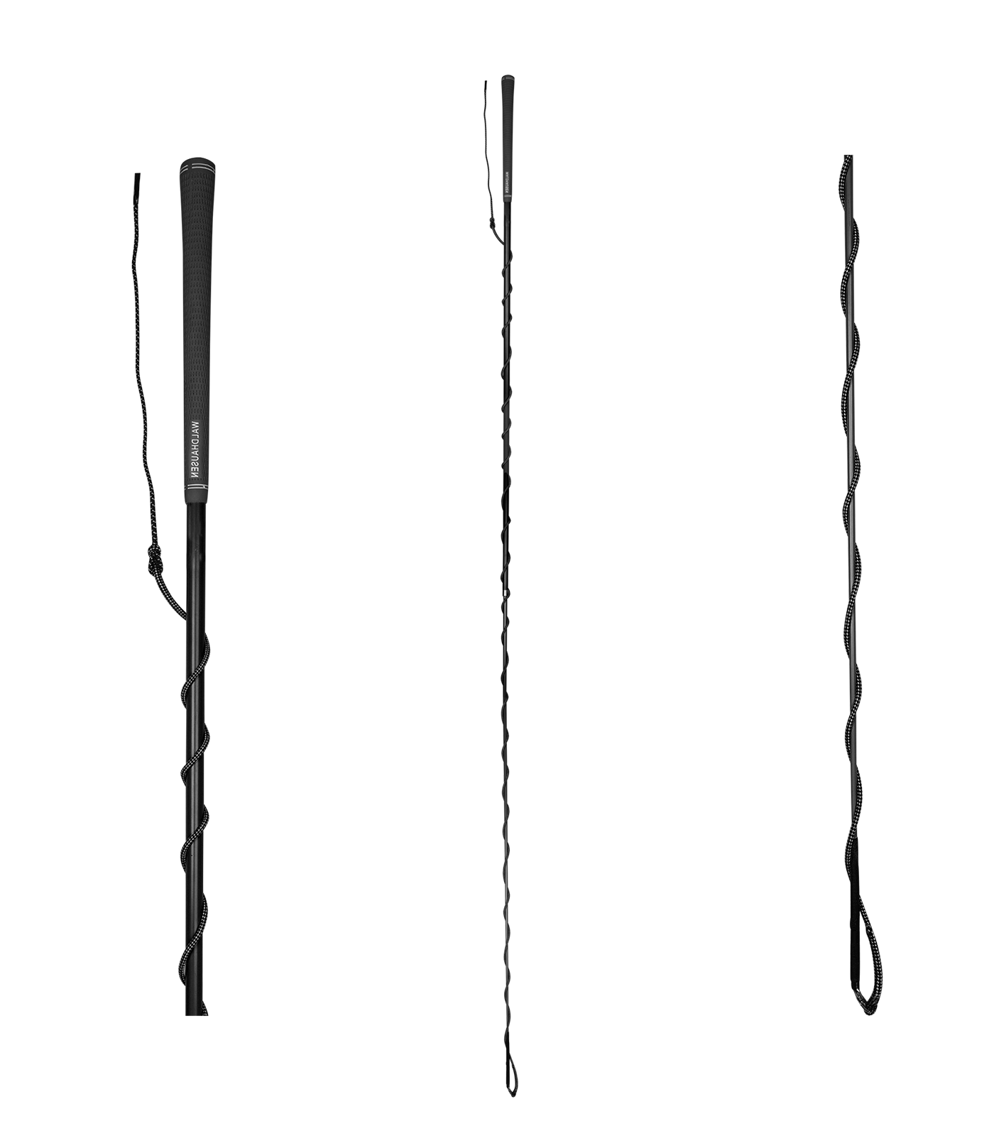 Waldhausen Teleskopisk Longerspö med Golfhandtag svart