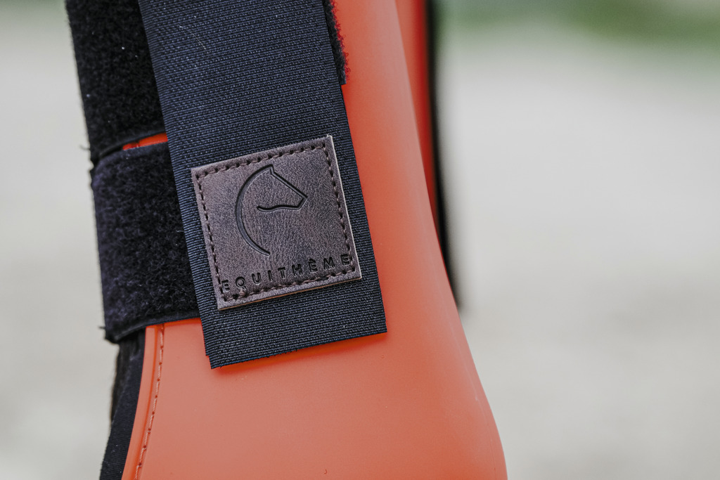EQUITHEME Tendon Boots Orange - 3