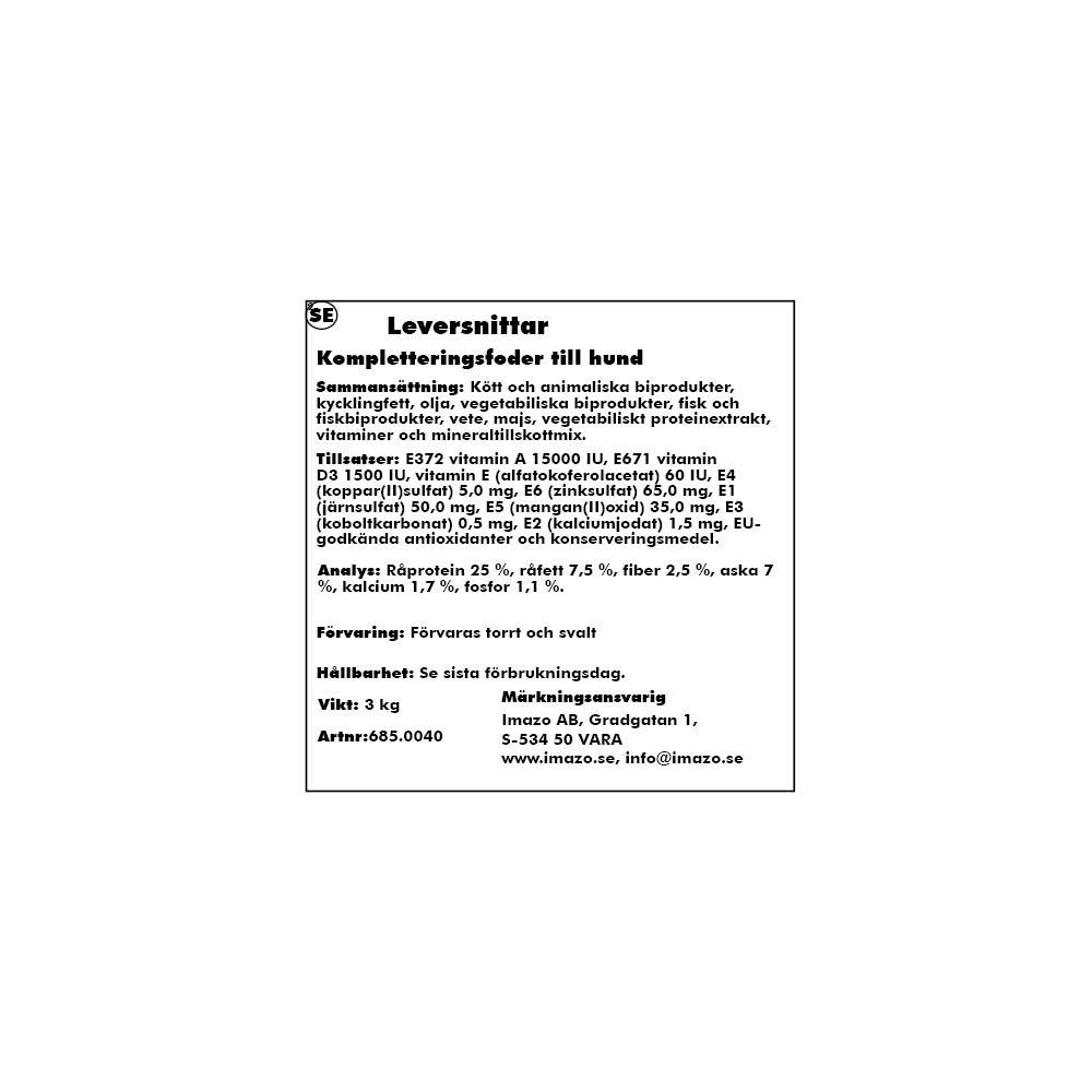 Leversnittar - 3 kg