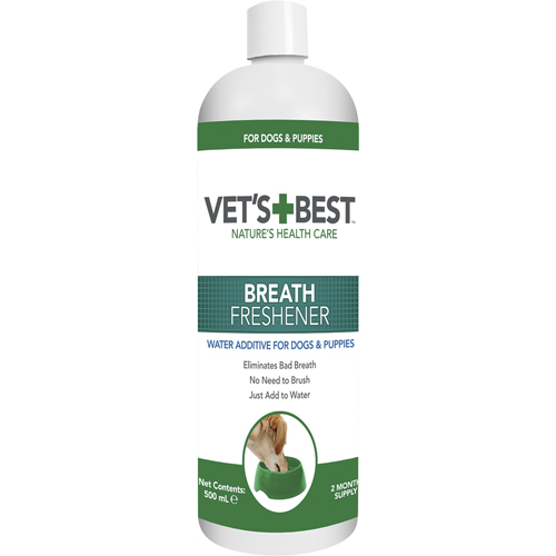 Vets Best Tannpleiedråper for frisk pust 500 ml
