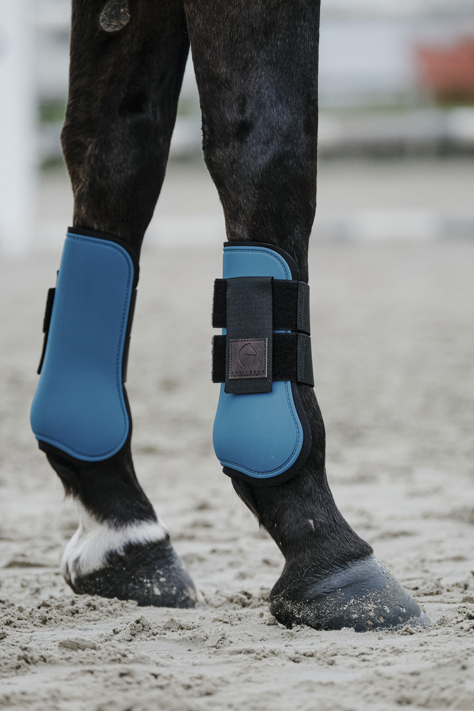 EQUITHEME Tendon Boots Duck Blue - 3