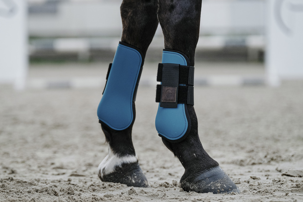 EQUITHEME Tendon Boots Duck Blue - 2