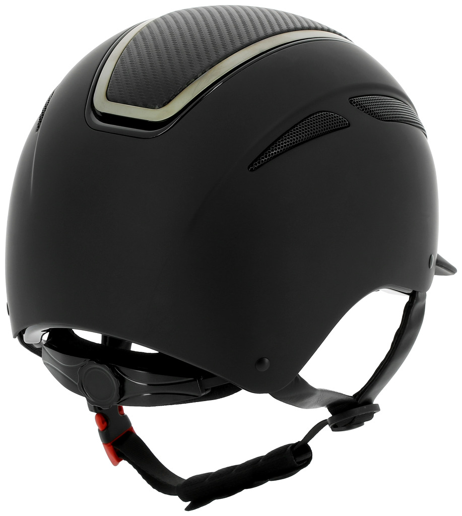 EQUITHEME 'Agris' Helmet Black Chrome Carbon - 2